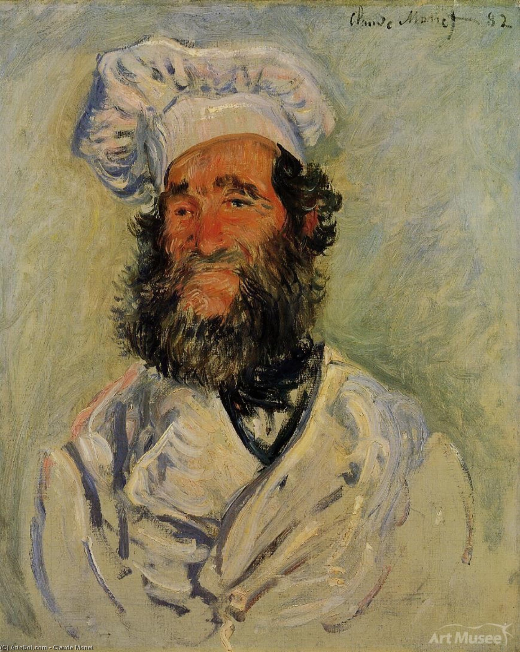 Order Oil Painting Replica The Chef, Pere Paul by Claude Monet (1840-1926, France) | ArtsDot.com