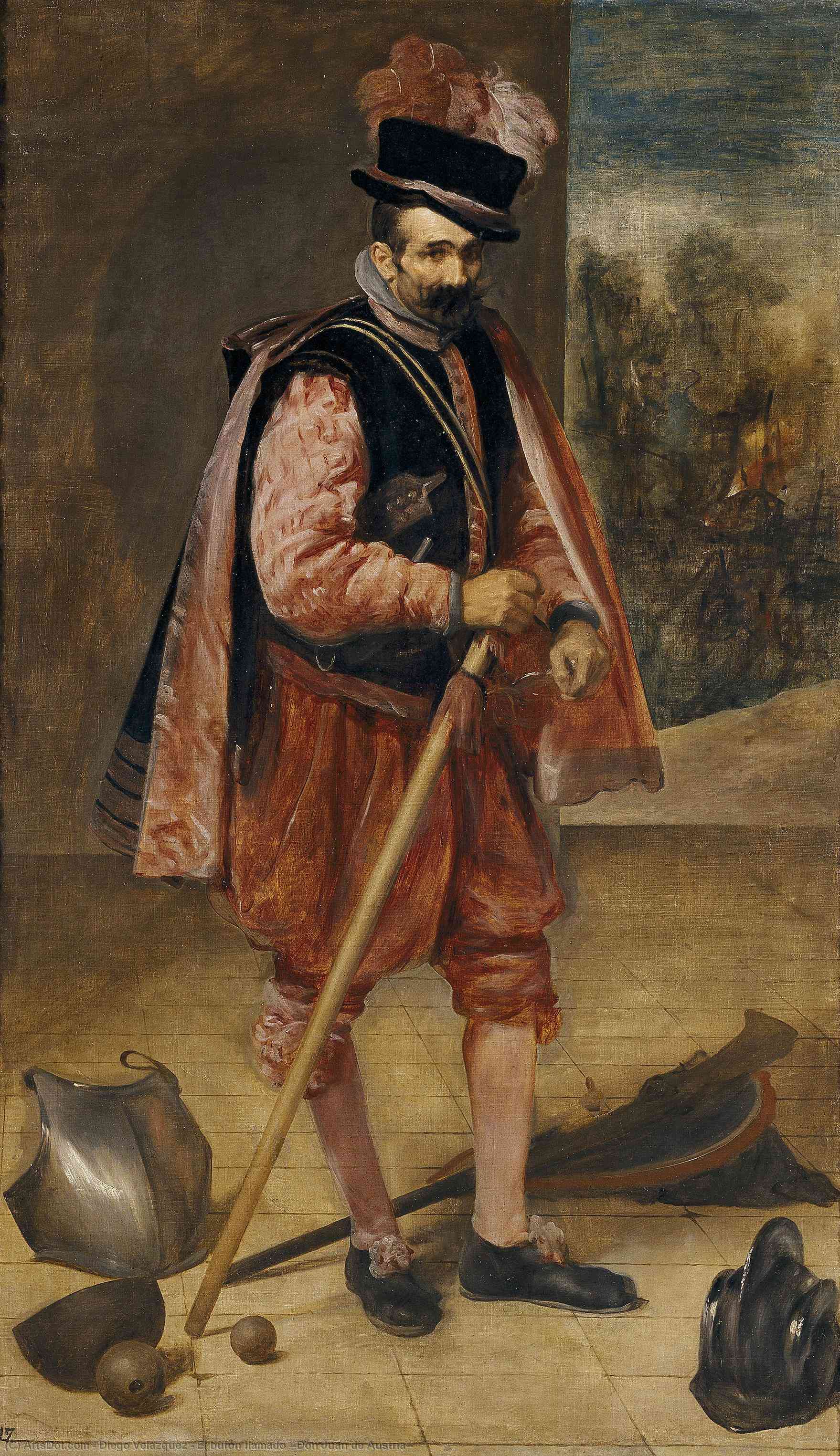 Order Oil Painting Replica El bufón llamado ``Don Juan de Austria`` by Diego Velazquez (1599-1660, Spain) | ArtsDot.com