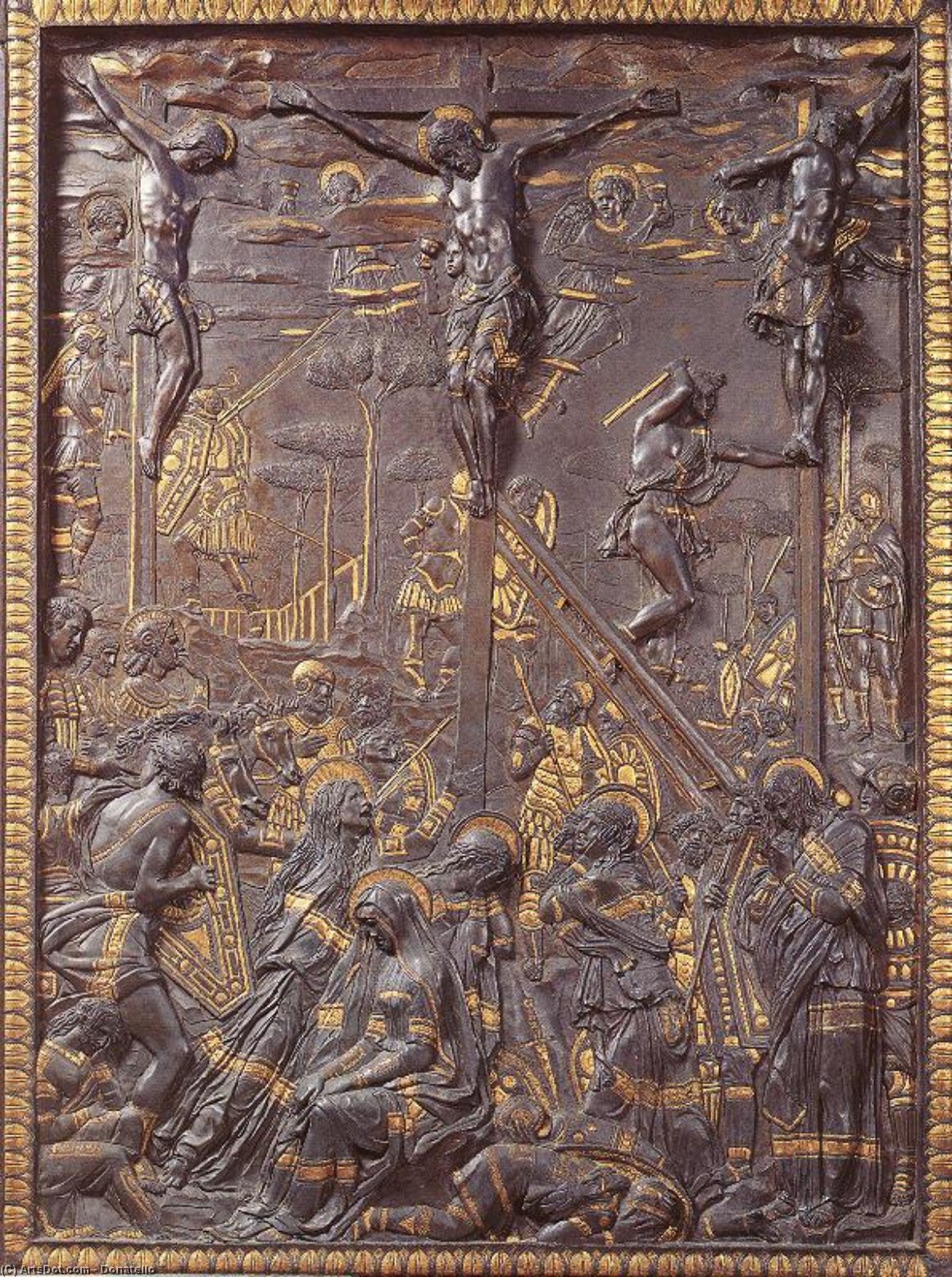 Buy Museum Art Reproductions Crucifixion, 1465 by Donatello (1386-1466, Italy) | ArtsDot.com