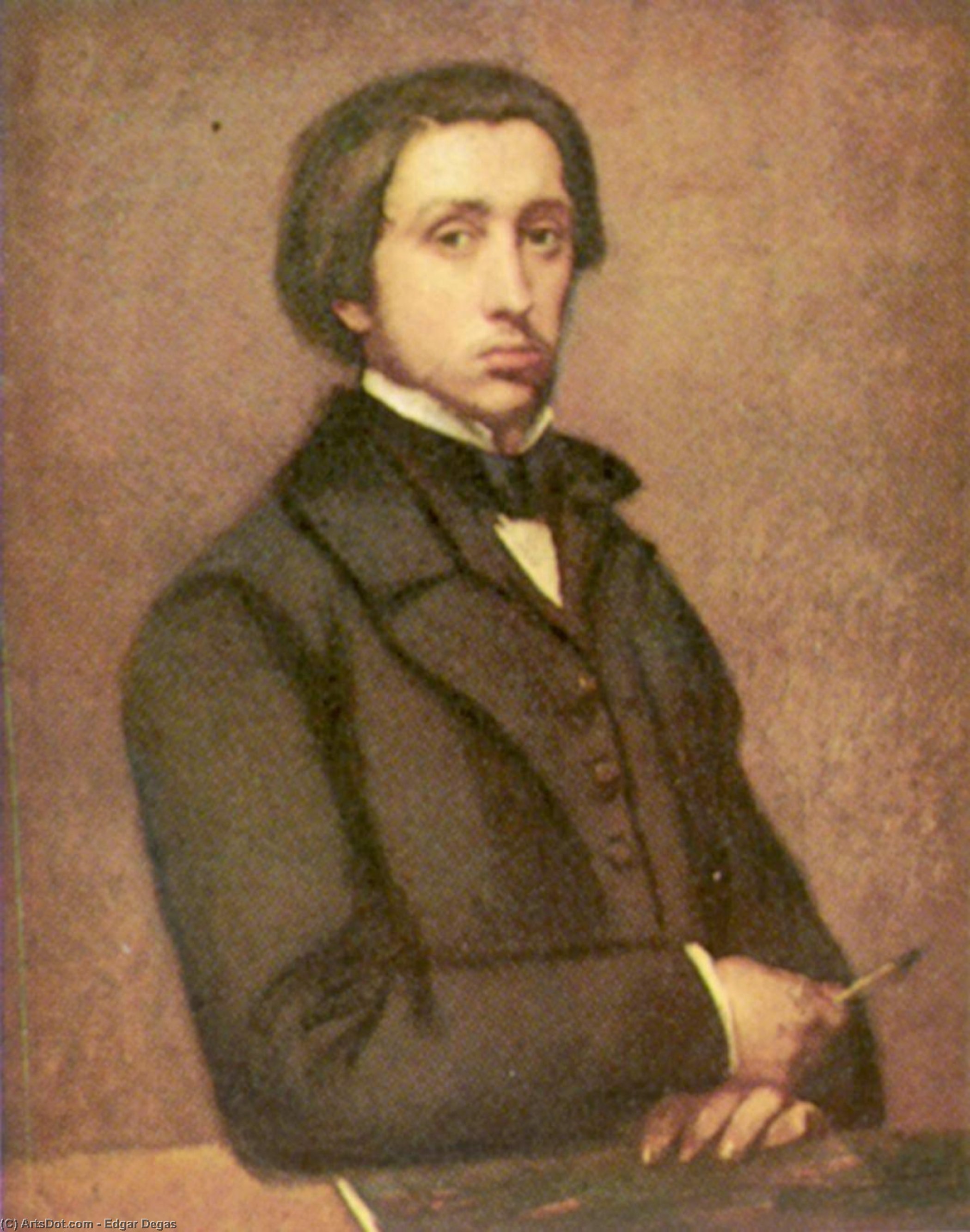 Order Paintings Reproductions Self-portrait by Edgar Degas (1834-1917, France) | ArtsDot.com