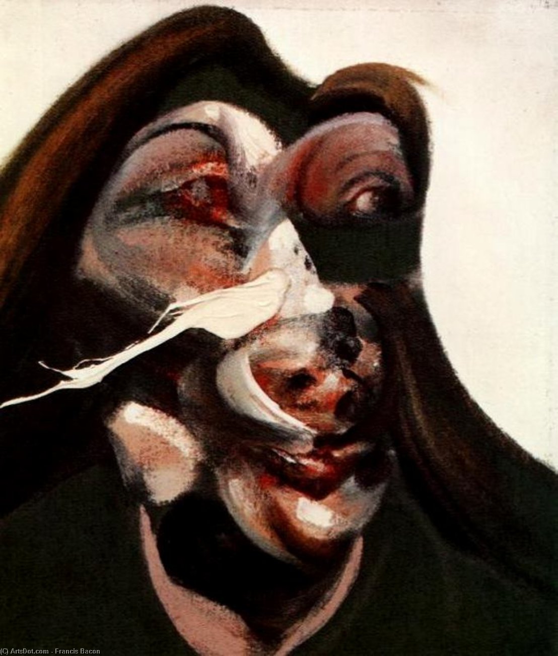 Order Art Reproductions Study for Head of Isabel Rawsthorne 1 by Francis Bacon (Inspired By) (1909-1992, Ireland) | ArtsDot.com