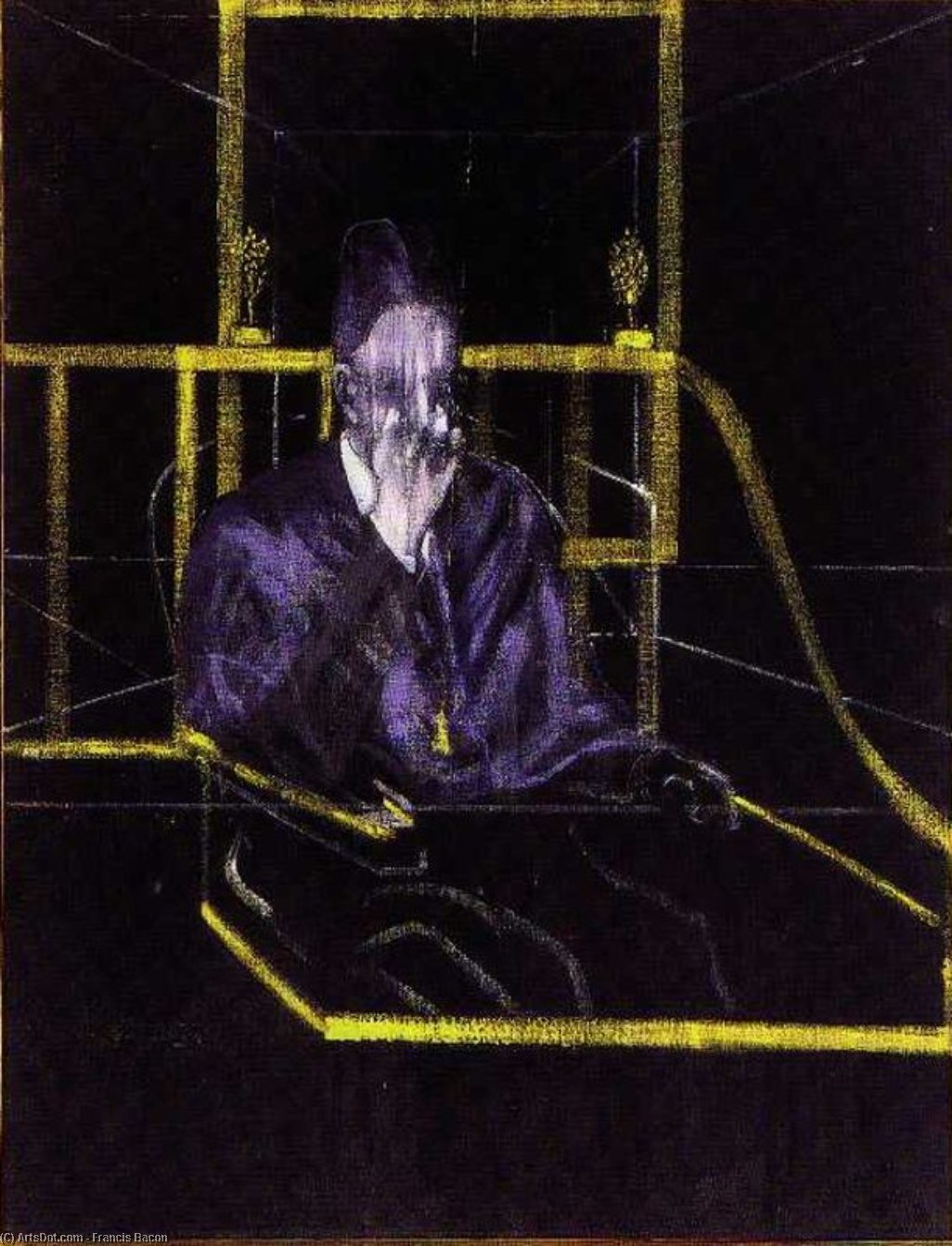 Order Oil Painting Replica Study for Portrait IV by Francis Bacon (Inspired By) (1909-1992, Ireland) | ArtsDot.com