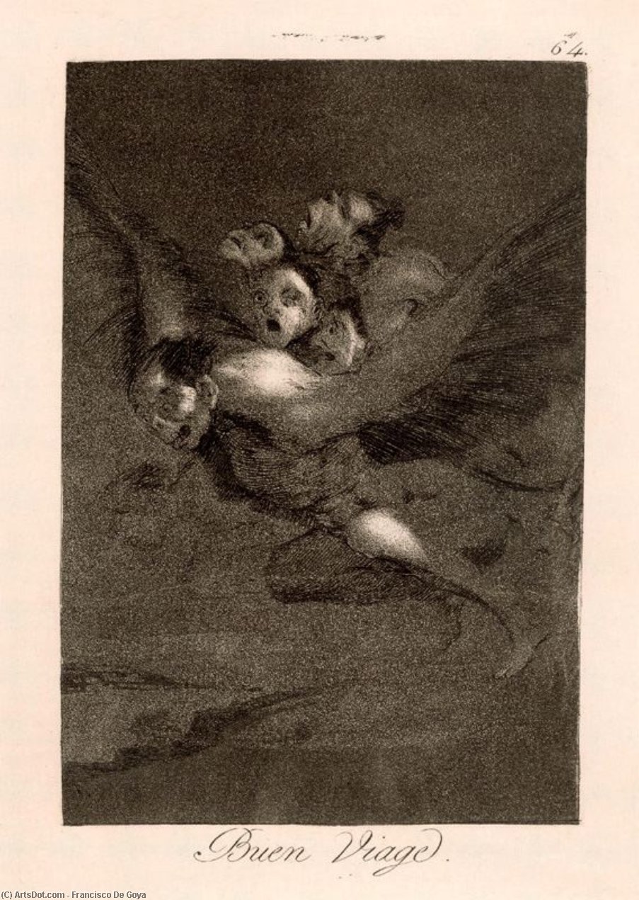 Buy Museum Art Reproductions Buen Viage by Francisco De Goya (1746-1828, Spain) | ArtsDot.com