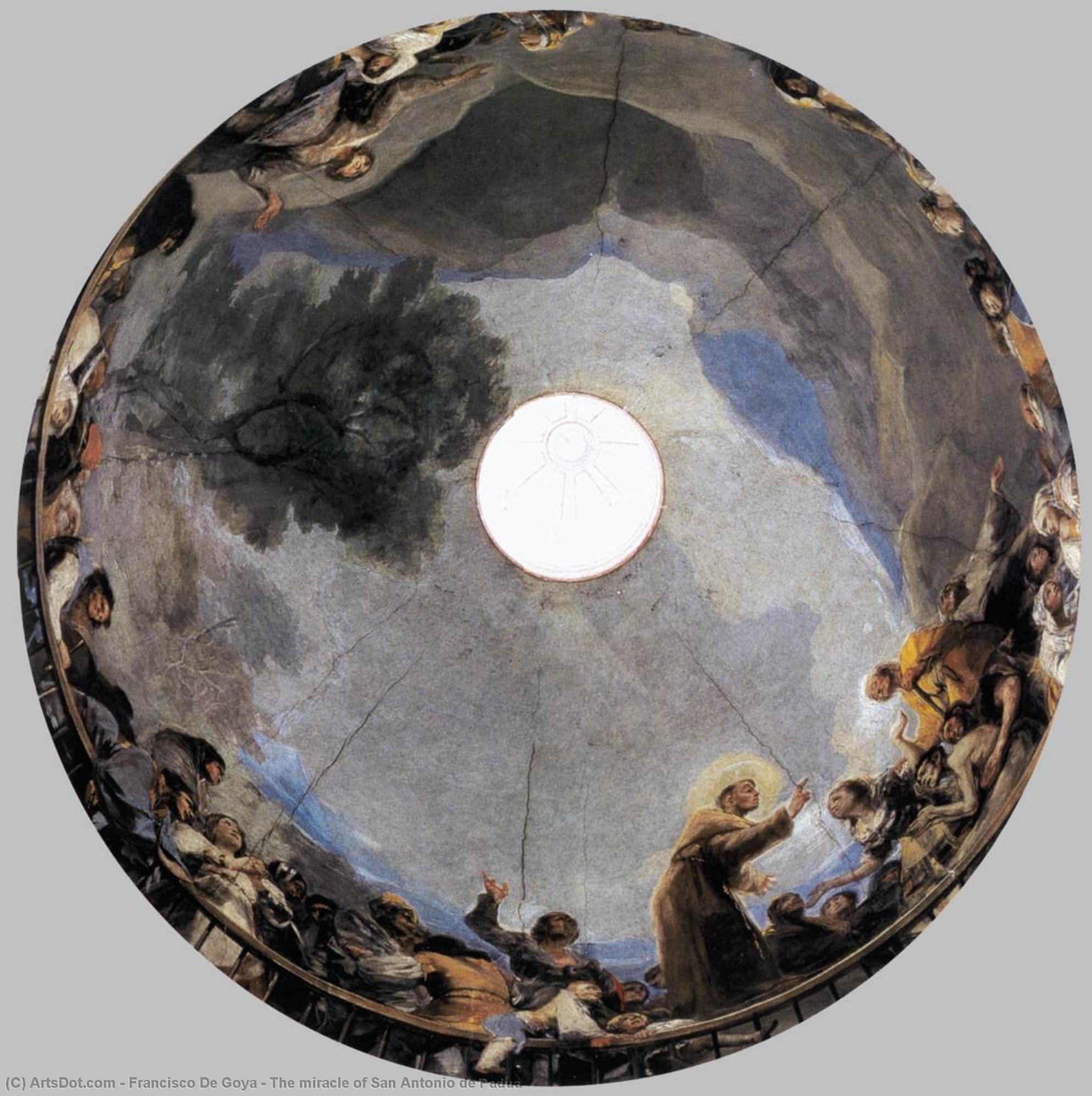 Order Art Reproductions The miracle of San Antonio de Padua by Francisco De Goya (1746-1828, Spain) | ArtsDot.com