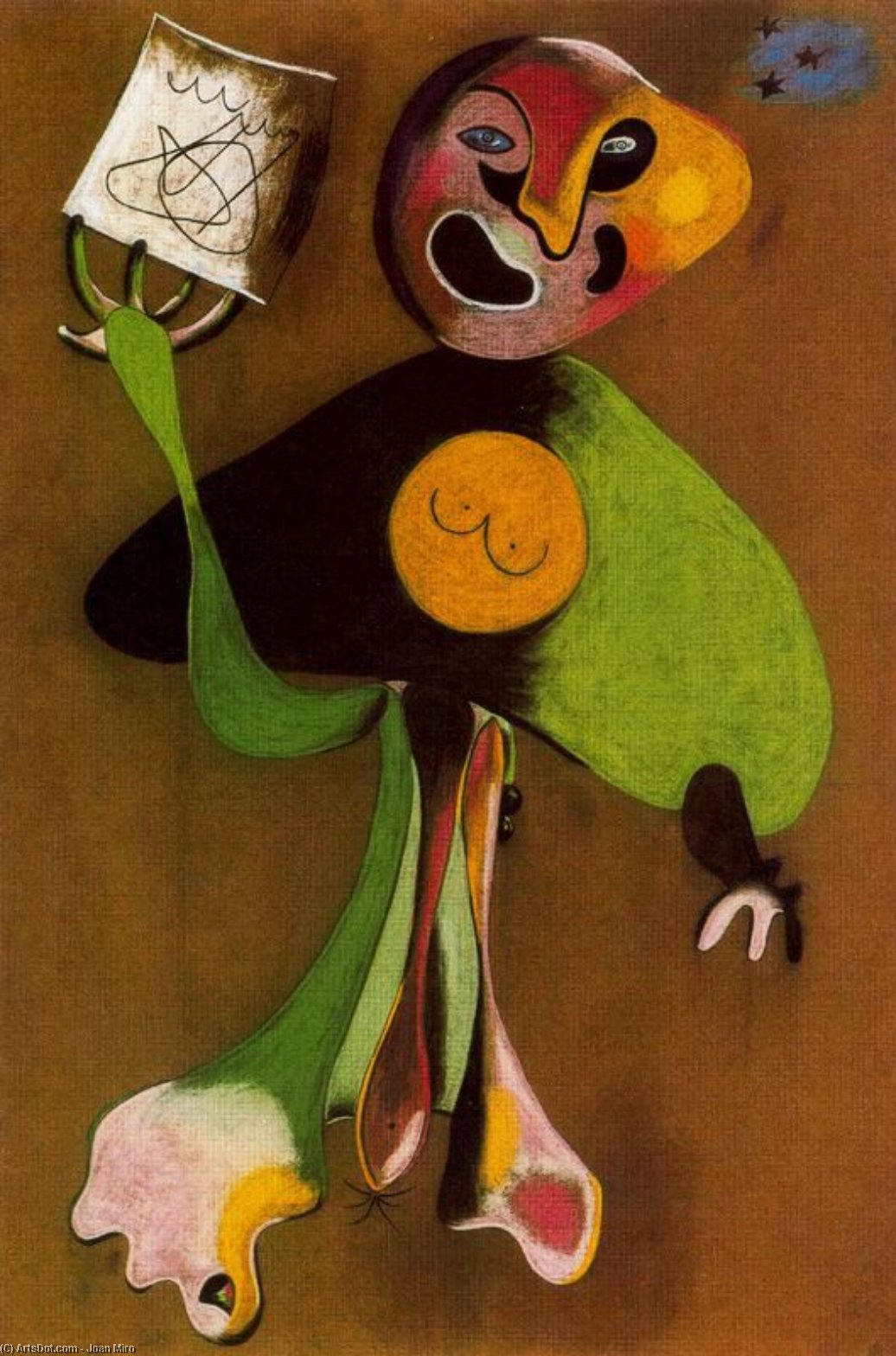 Order Artwork Replica Opera Singer by Joan Miro (Inspired By) (1893-1983, Spain) | ArtsDot.com