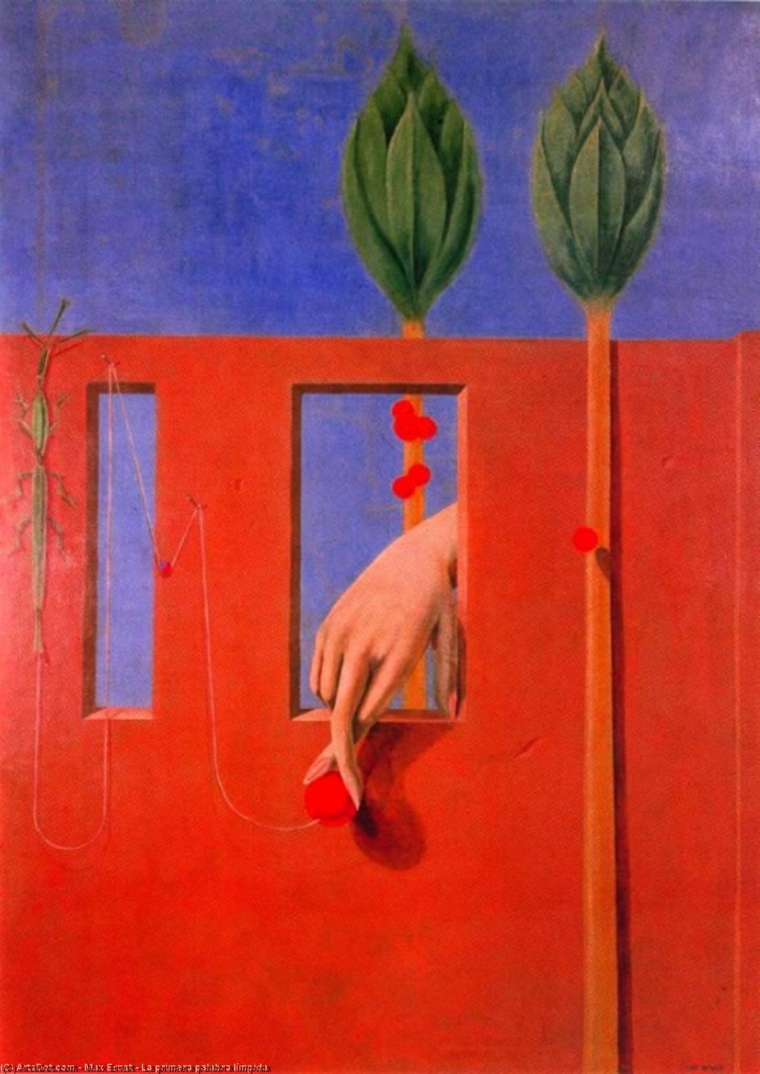 Order Paintings Reproductions La primera palabra límpida by Max Ernst (Inspired By) (1891-1976, Germany) | ArtsDot.com