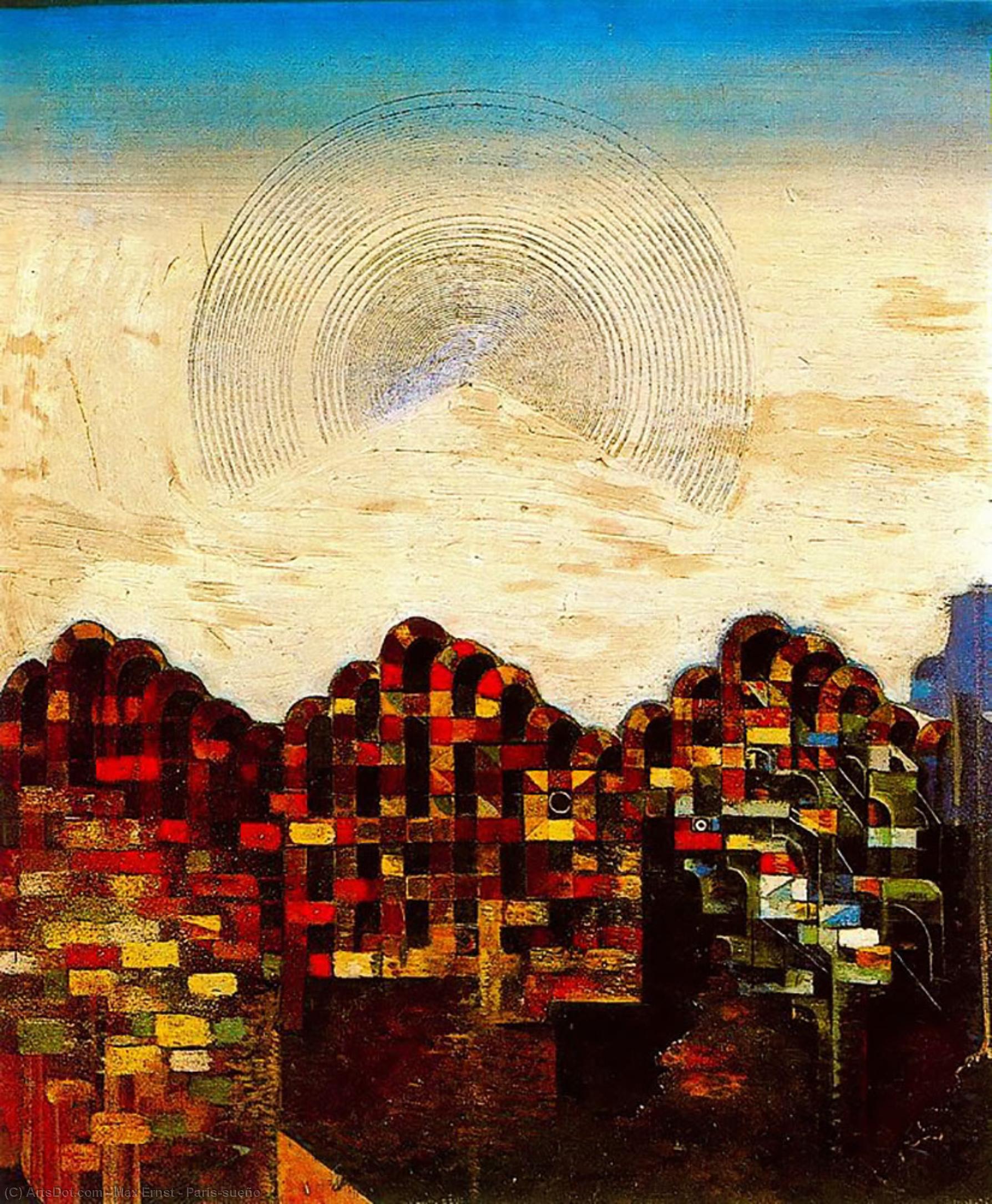 Order Oil Painting Replica París-sueño by Max Ernst (Inspired By) (1891-1976, Germany) | ArtsDot.com