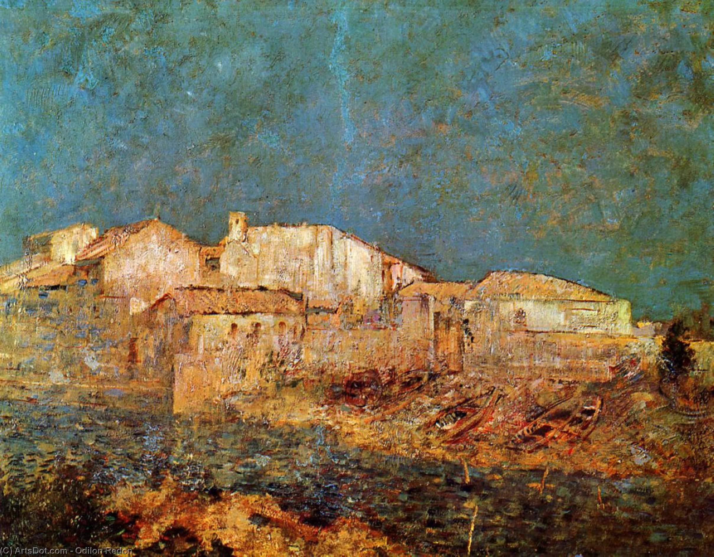 Buy Museum Art Reproductions Venetian Landscape, 1908 by Odilon Redon (1840-1916, France) | ArtsDot.com