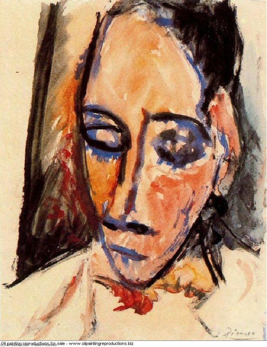 Order Artwork Replica Head of a man 3 by Pablo Picasso (Inspired By) (1881-1973, Spain) | ArtsDot.com