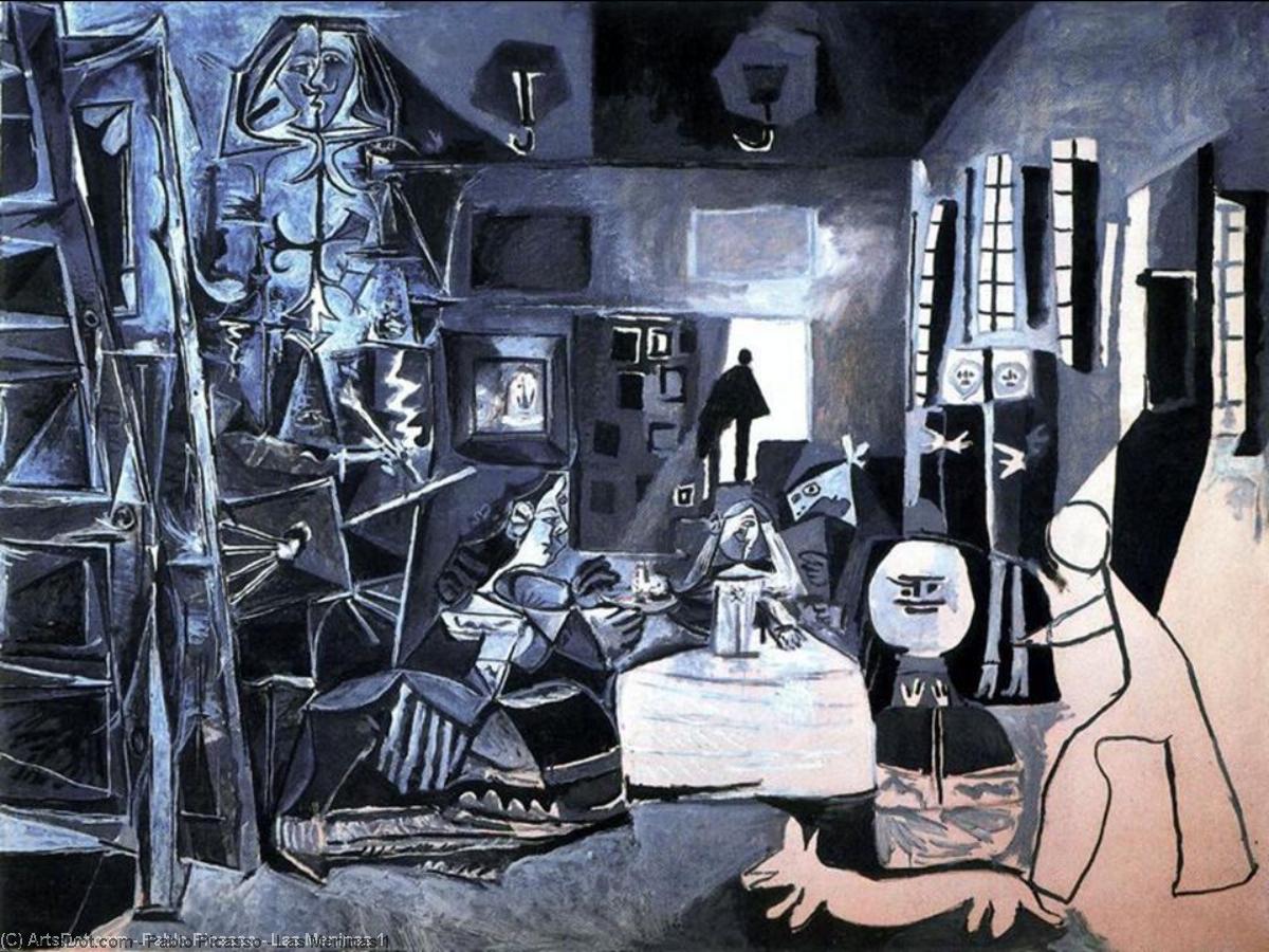Order Art Reproductions Las Meninas 1 by Pablo Picasso (Inspired By) (1881-1973, Spain) | ArtsDot.com