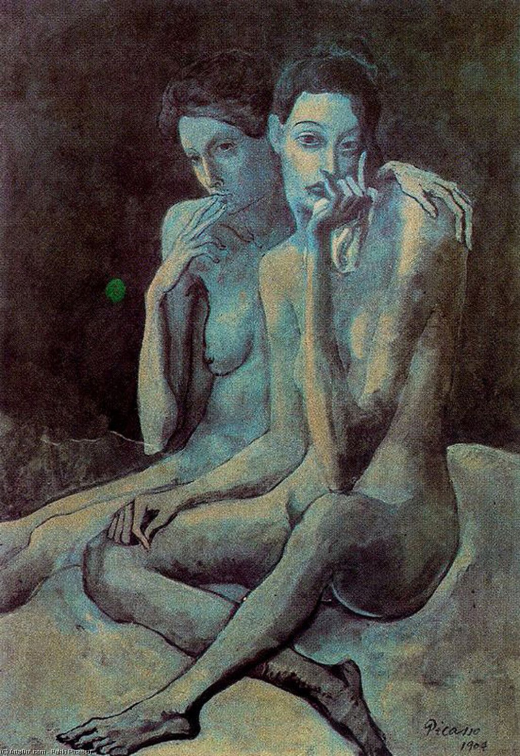 Order Artwork Replica The two friends by Pablo Picasso (Inspired By) (1881-1973, Spain) | ArtsDot.com