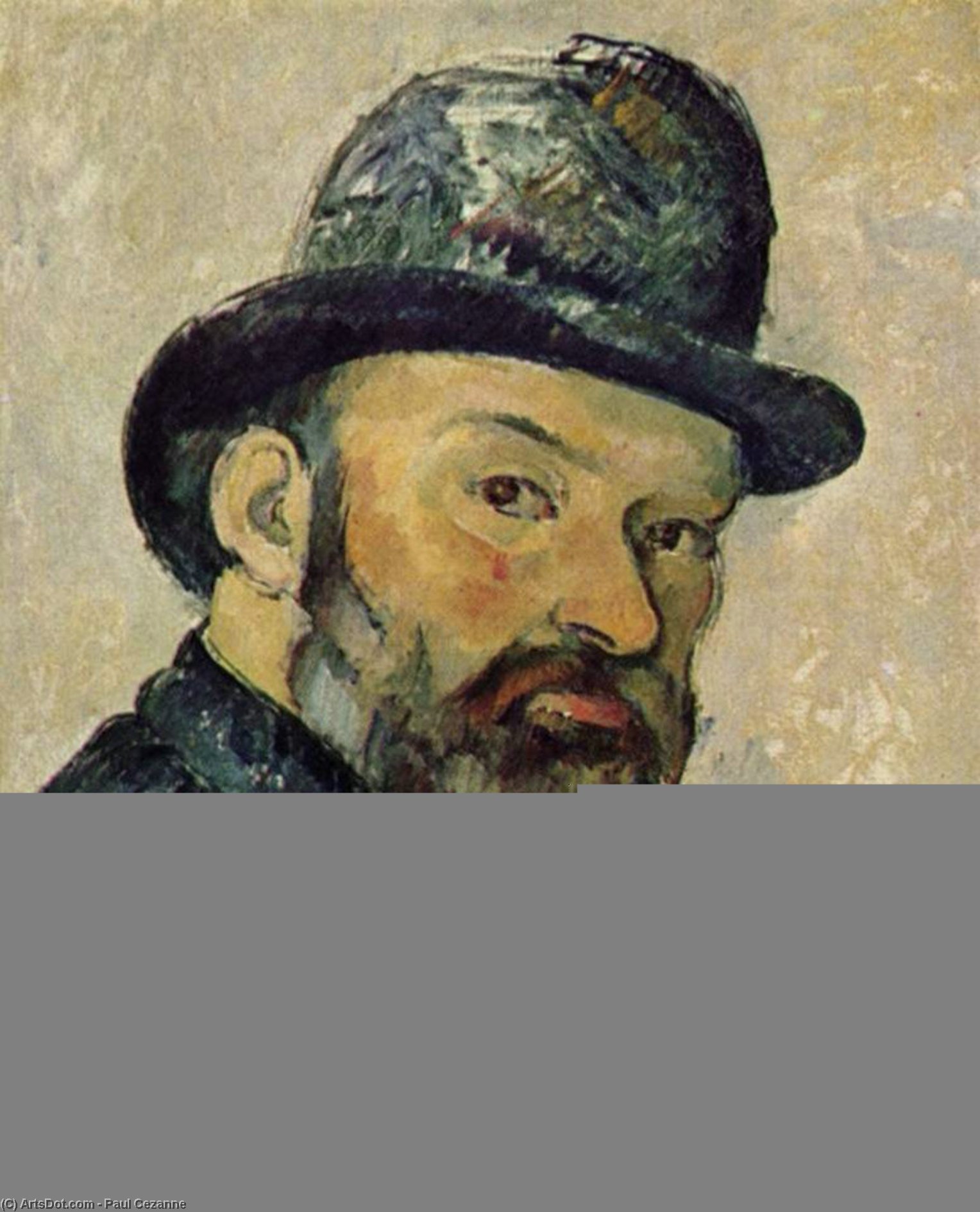 Buy Museum Art Reproductions Self-Portrait, 1887 by Paul Cezanne (1839-1906, France) | ArtsDot.com