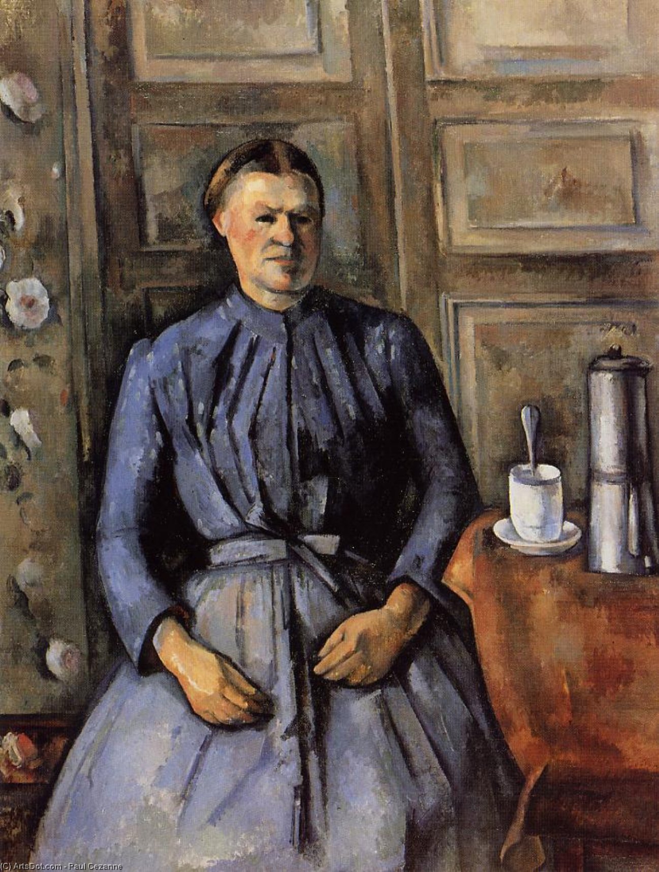 Buy Museum Art Reproductions Woman with a Coffee Pot, 1895 by Paul Cezanne (1839-1906, France) | ArtsDot.com