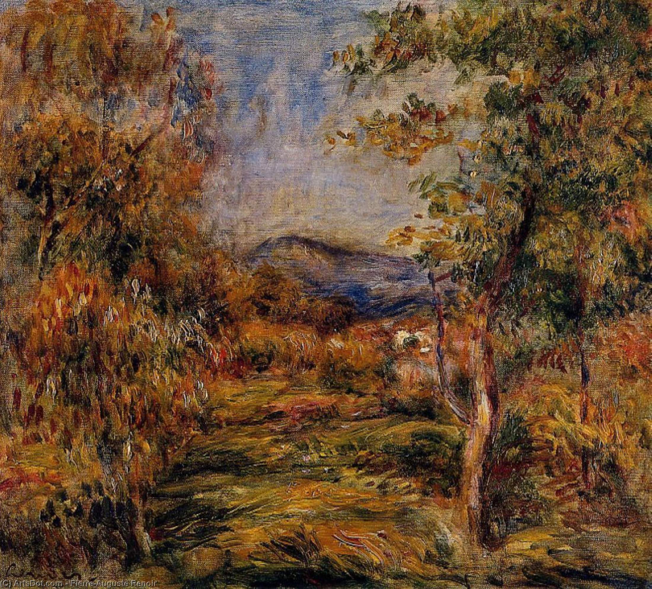 Order Oil Painting Replica Cagnes Landscape 2 by Pierre-Auguste Renoir (1841-1919, France) | ArtsDot.com