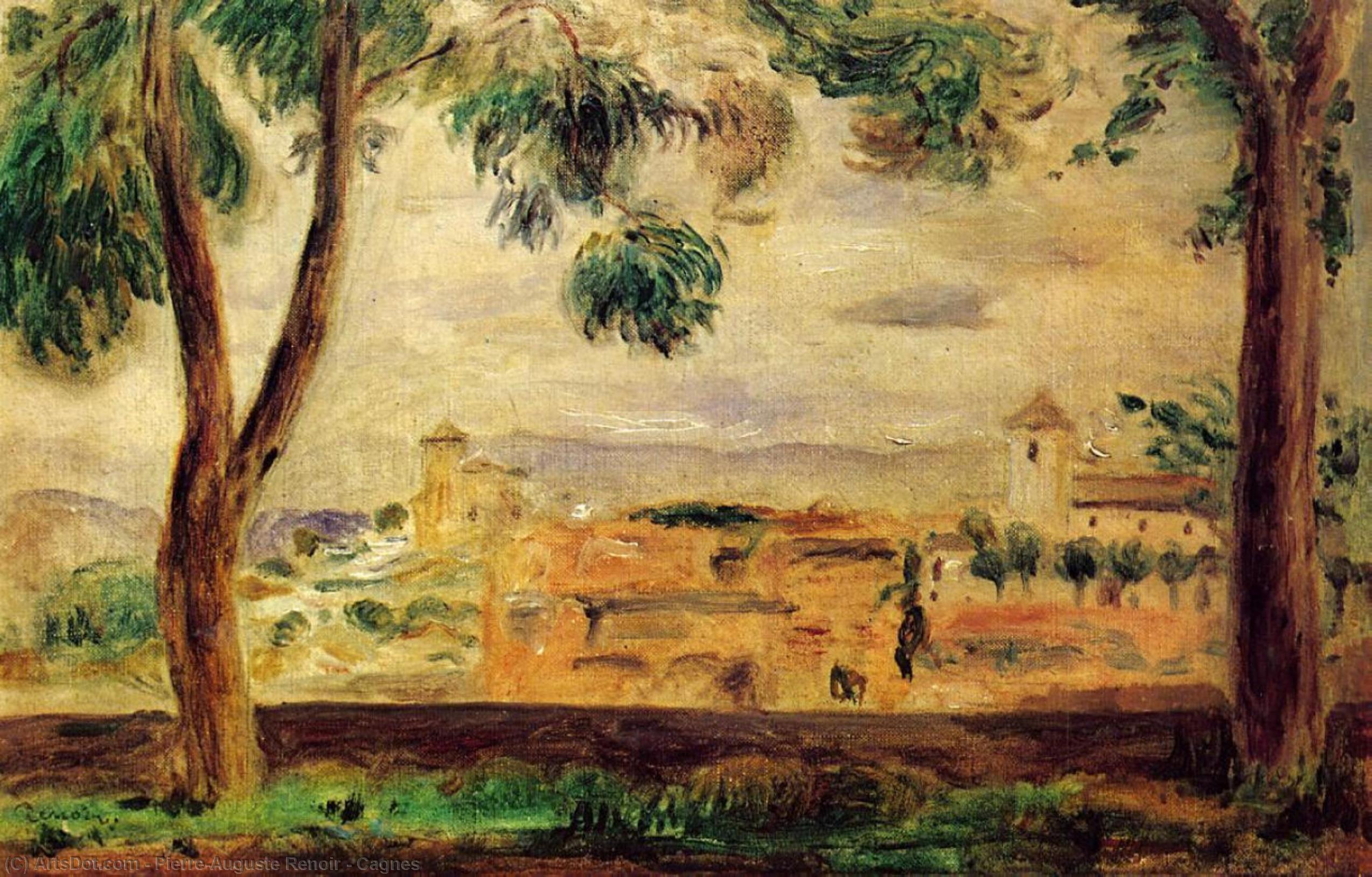 Buy Museum Art Reproductions Cagnes by Pierre-Auguste Renoir (1841-1919, France) | ArtsDot.com