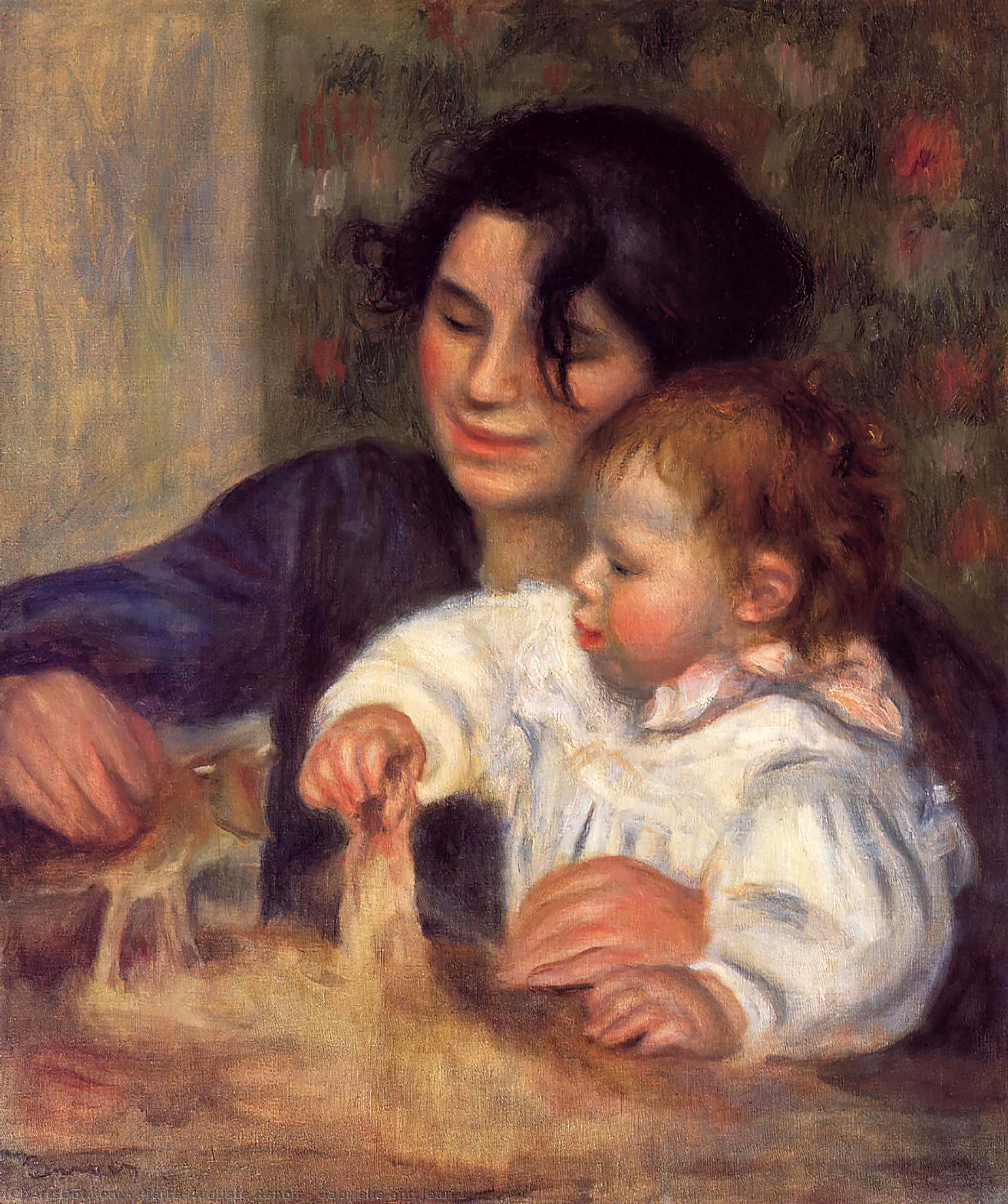 Order Oil Painting Replica Gabrielle and Jean 1 by Pierre-Auguste Renoir (1841-1919, France) | ArtsDot.com