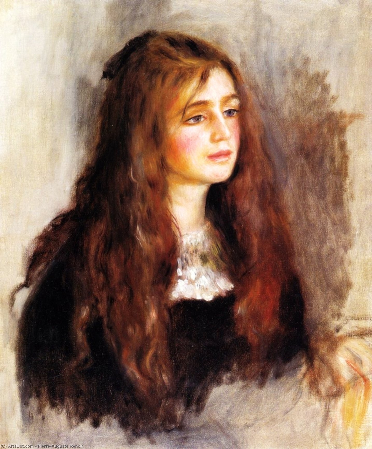 Buy Museum Art Reproductions Julie Manet, 1894 by Pierre-Auguste Renoir (1841-1919, France) | ArtsDot.com
