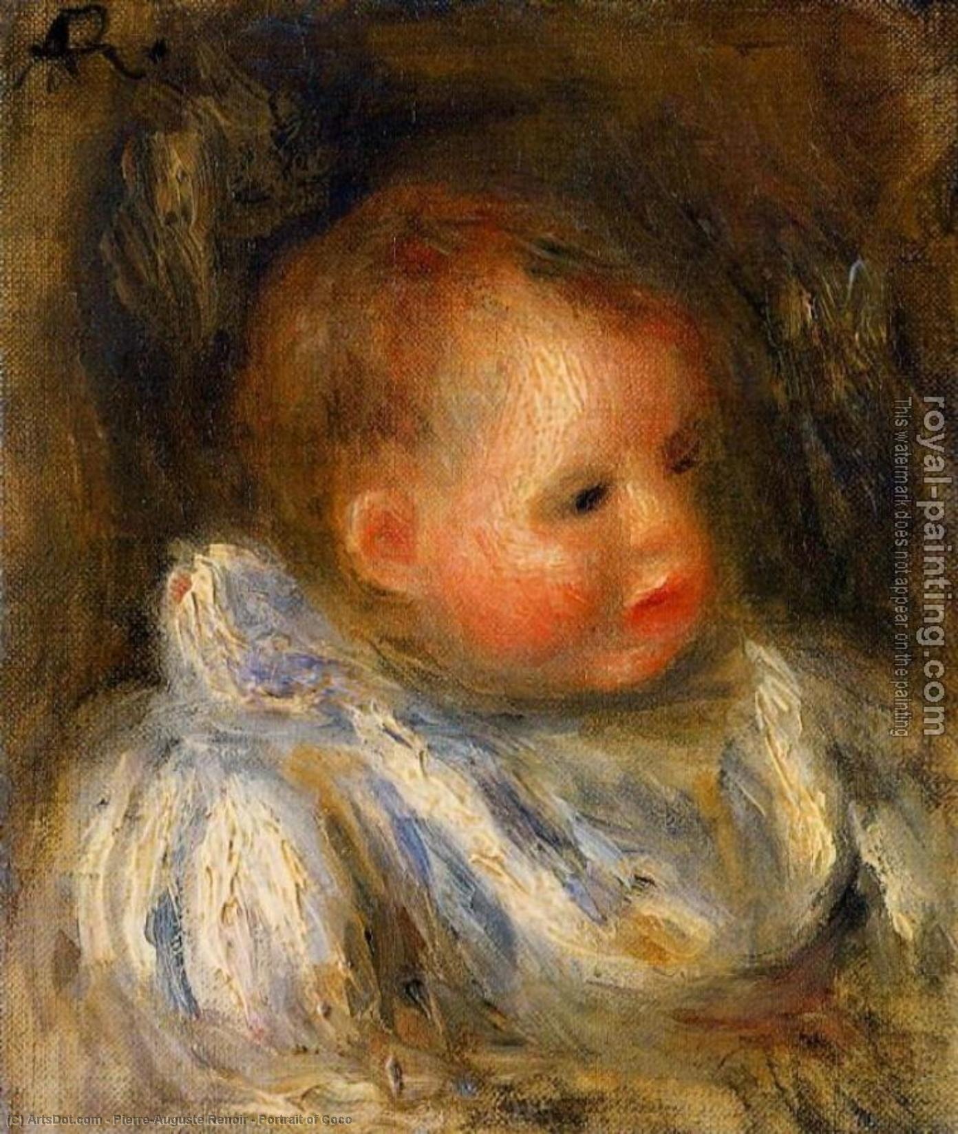 Order Paintings Reproductions Portrait of Coco, 1905 by Pierre-Auguste Renoir (1841-1919, France) | ArtsDot.com