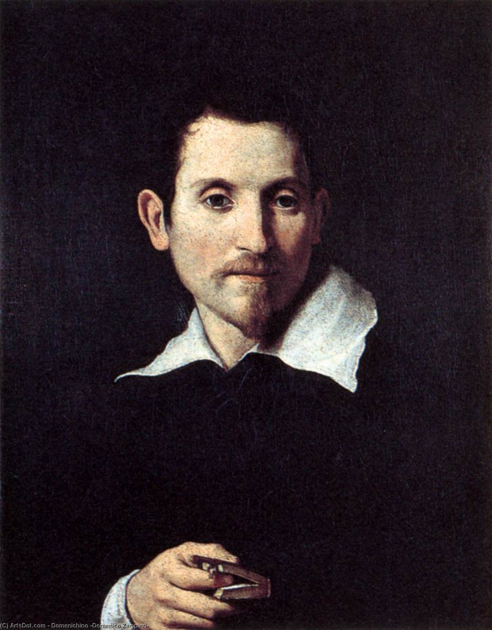 Buy Museum Art Reproductions Portrait of Virginio Cesarini by Domenichino (Domenico Zampieri) (1581-1641, Italy) | ArtsDot.com
