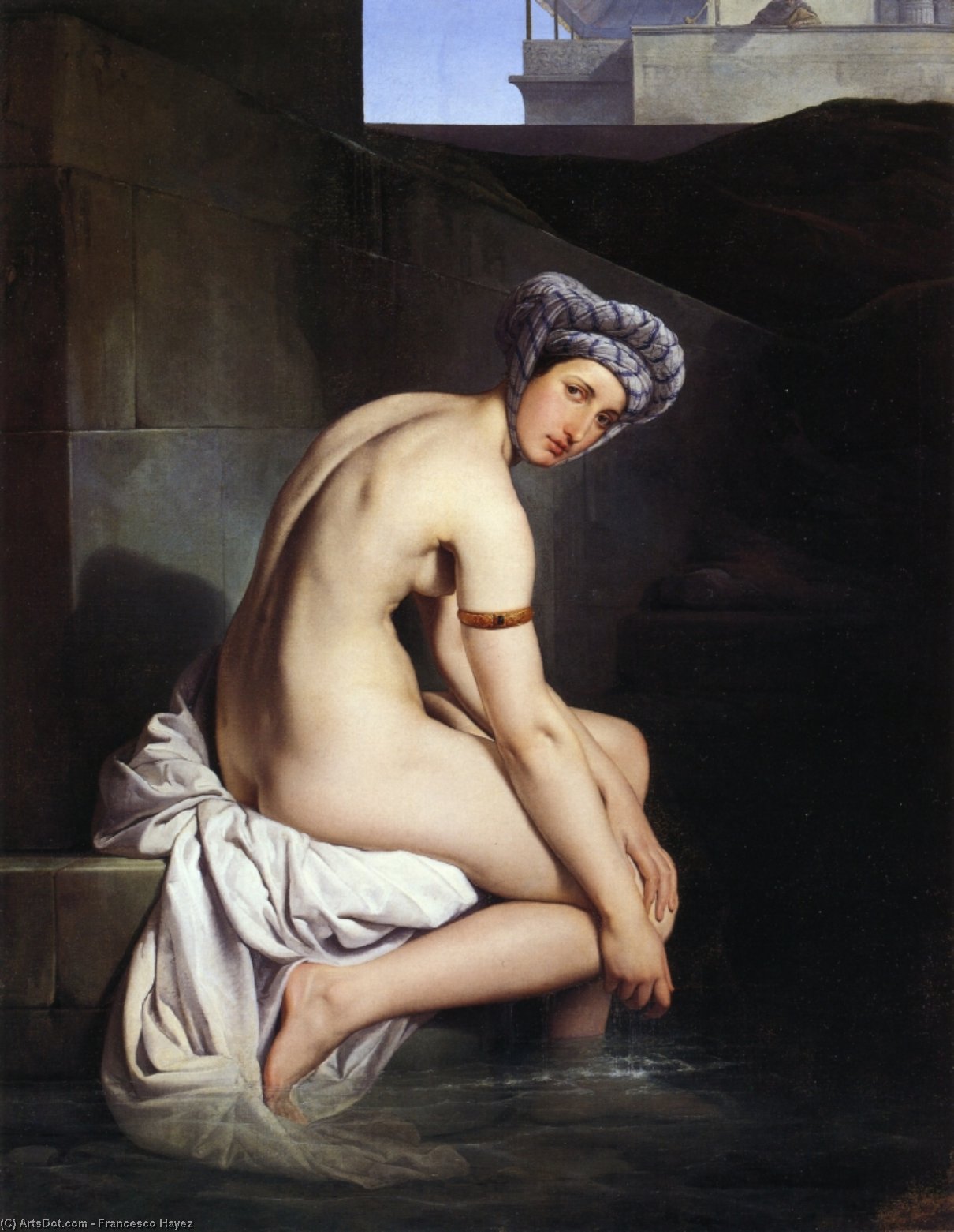 Order Paintings Reproductions Bathsheba, 1827 by Francesco Hayez (1791-1882, Italy) | ArtsDot.com