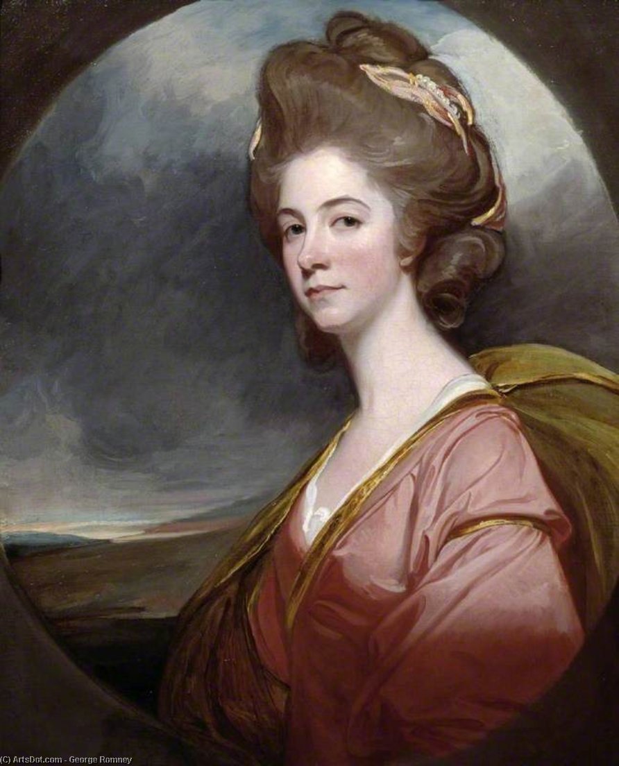 Buy Museum Art Reproductions Lady Emilia Kerr, 1779 by George Romney (1734-1802, United Kingdom) | ArtsDot.com