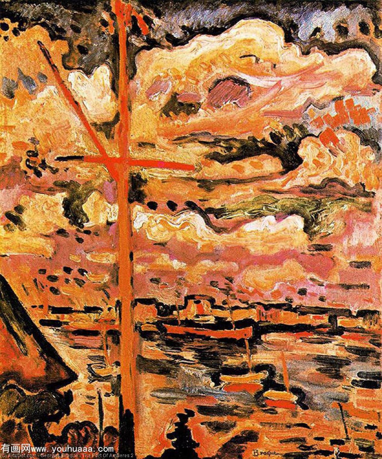 Order Oil Painting Replica The Port Of Amberes 2 by Georges Braque (Inspired By) (1882-1963, France) | ArtsDot.com