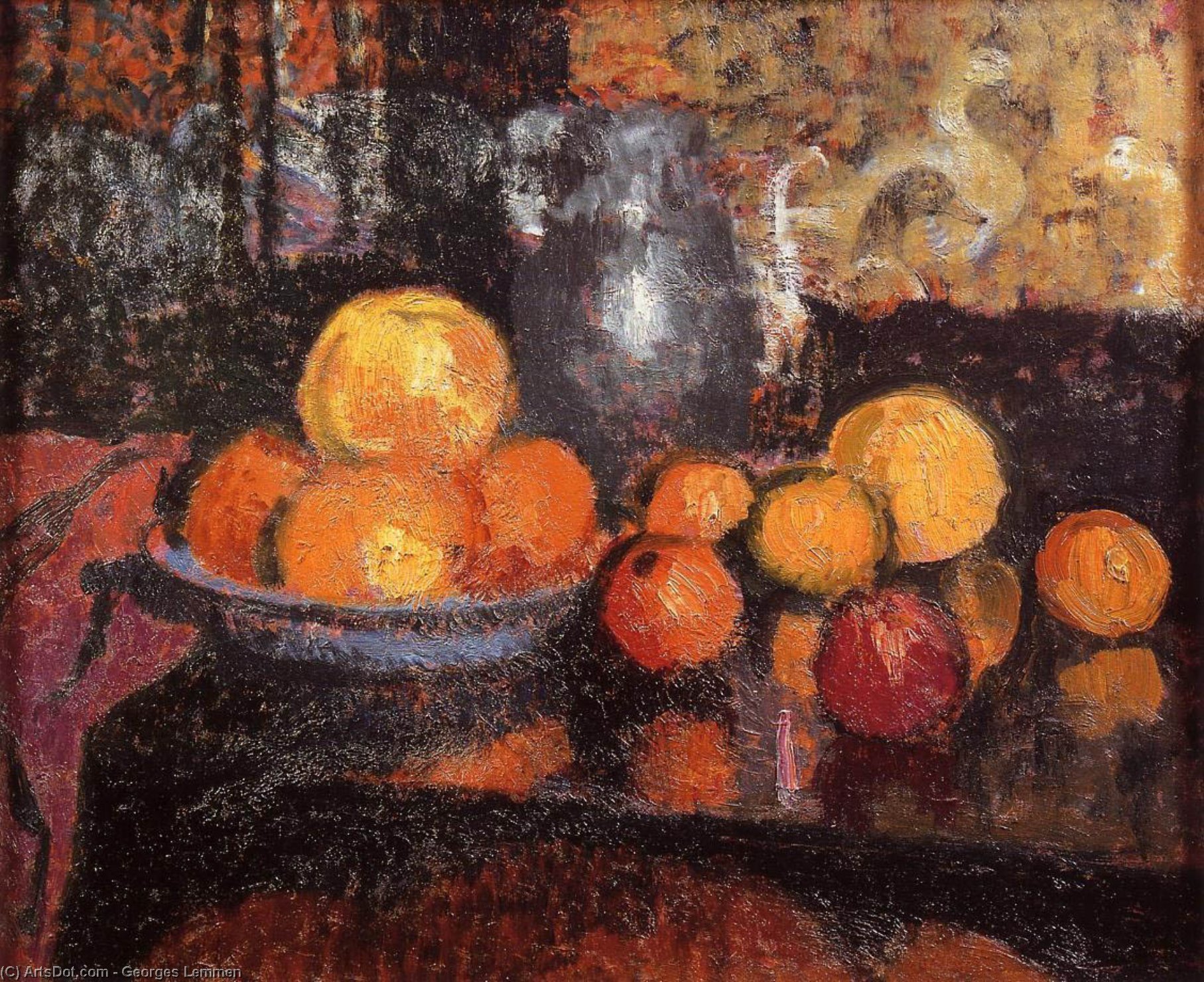 Buy Museum Art Reproductions Still Life with Fruit by Georges Lemmen (1865-1916, Belgium) | ArtsDot.com