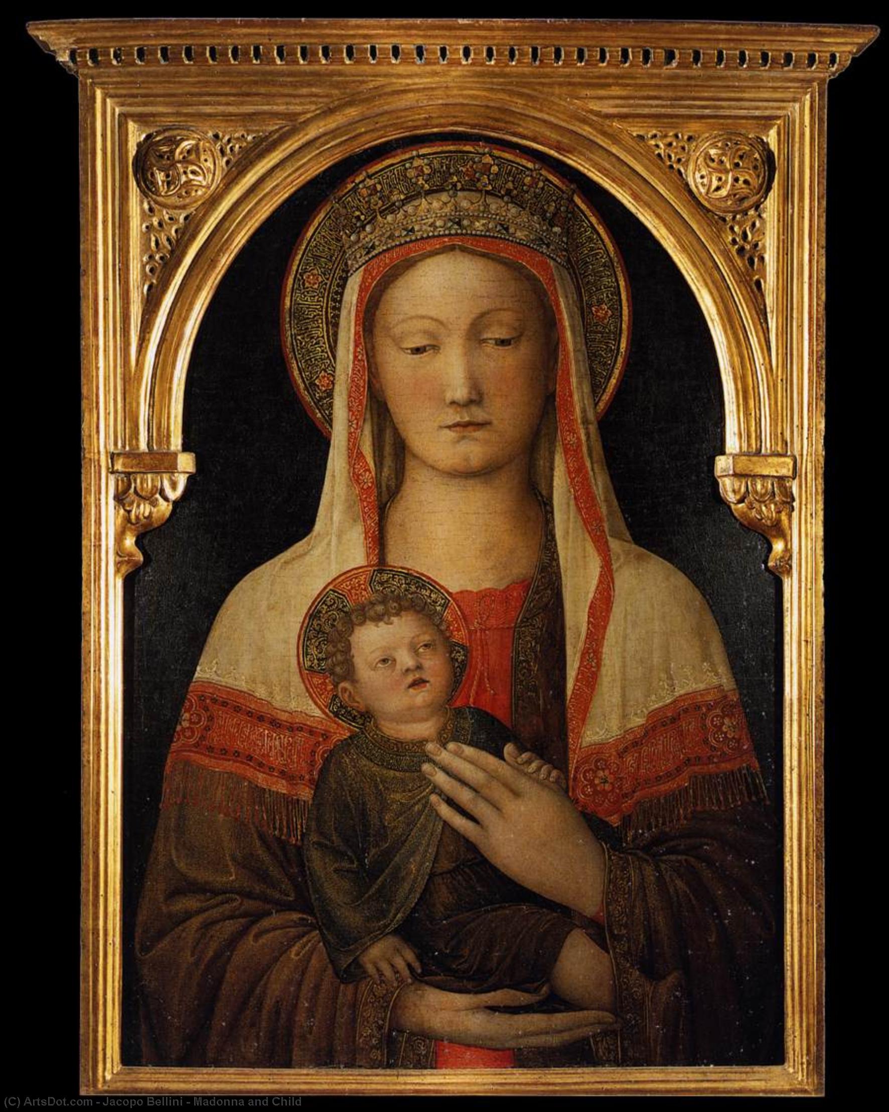Order Oil Painting Replica Madonna and Child, 1450 by Jacopo Bellini (1396-1470, Italy) | ArtsDot.com