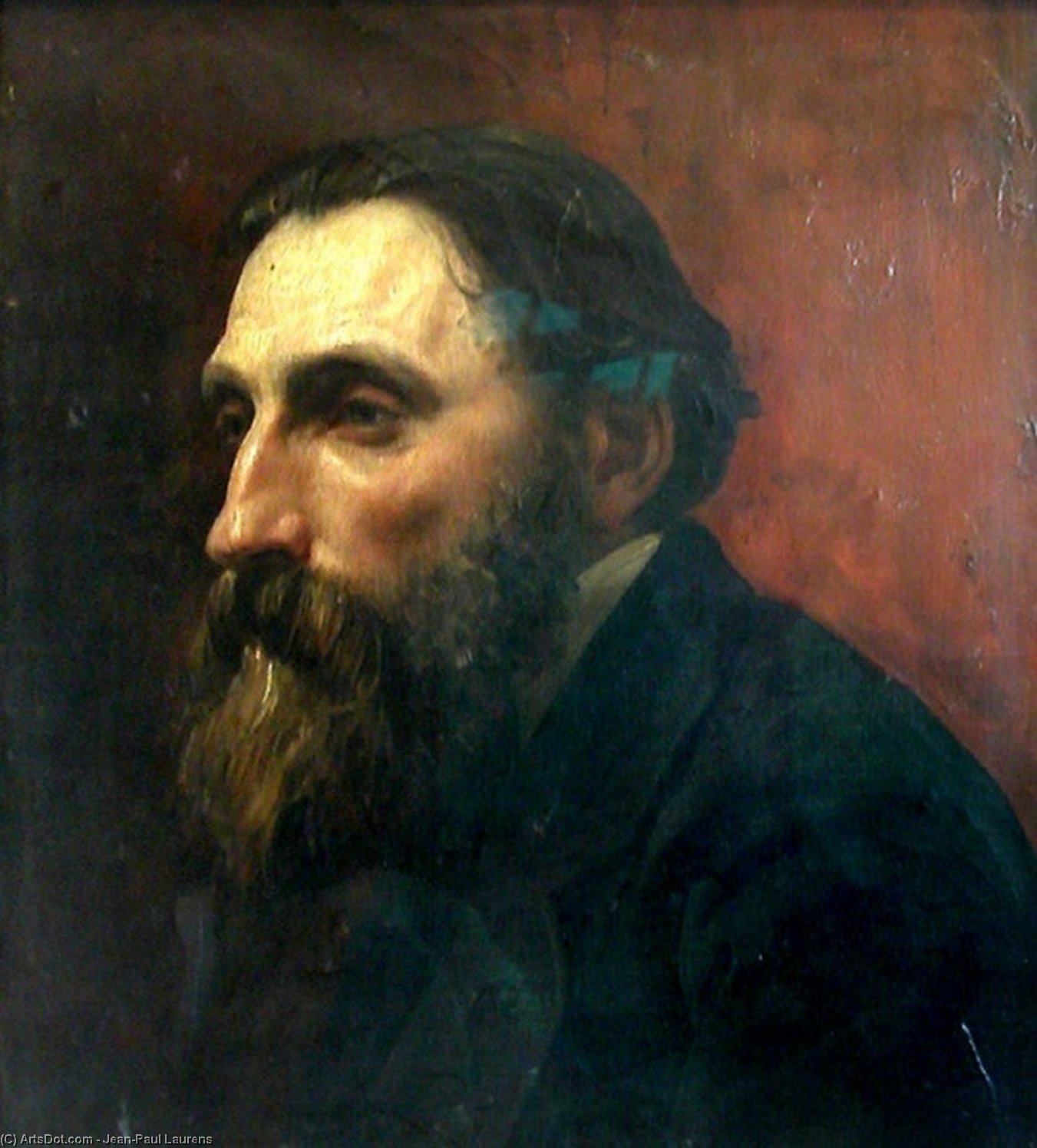 Buy Museum Art Reproductions Portrait of Rodin by Jean-Paul Laurens (1838-1921, France) | ArtsDot.com