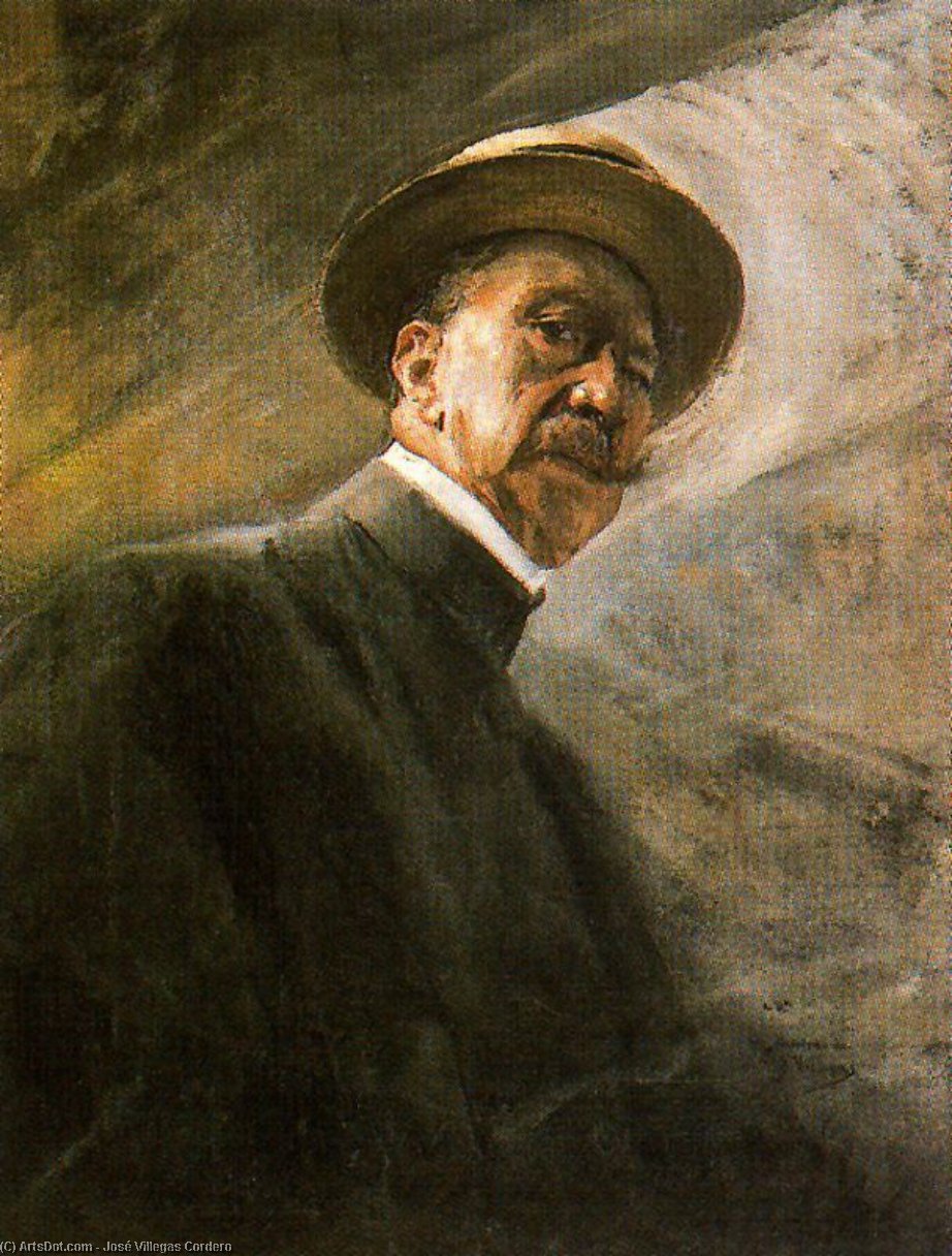 Order Oil Painting Replica Self-Portrait 1 by José Villegas Cordero (1844-1921, Spain) | ArtsDot.com