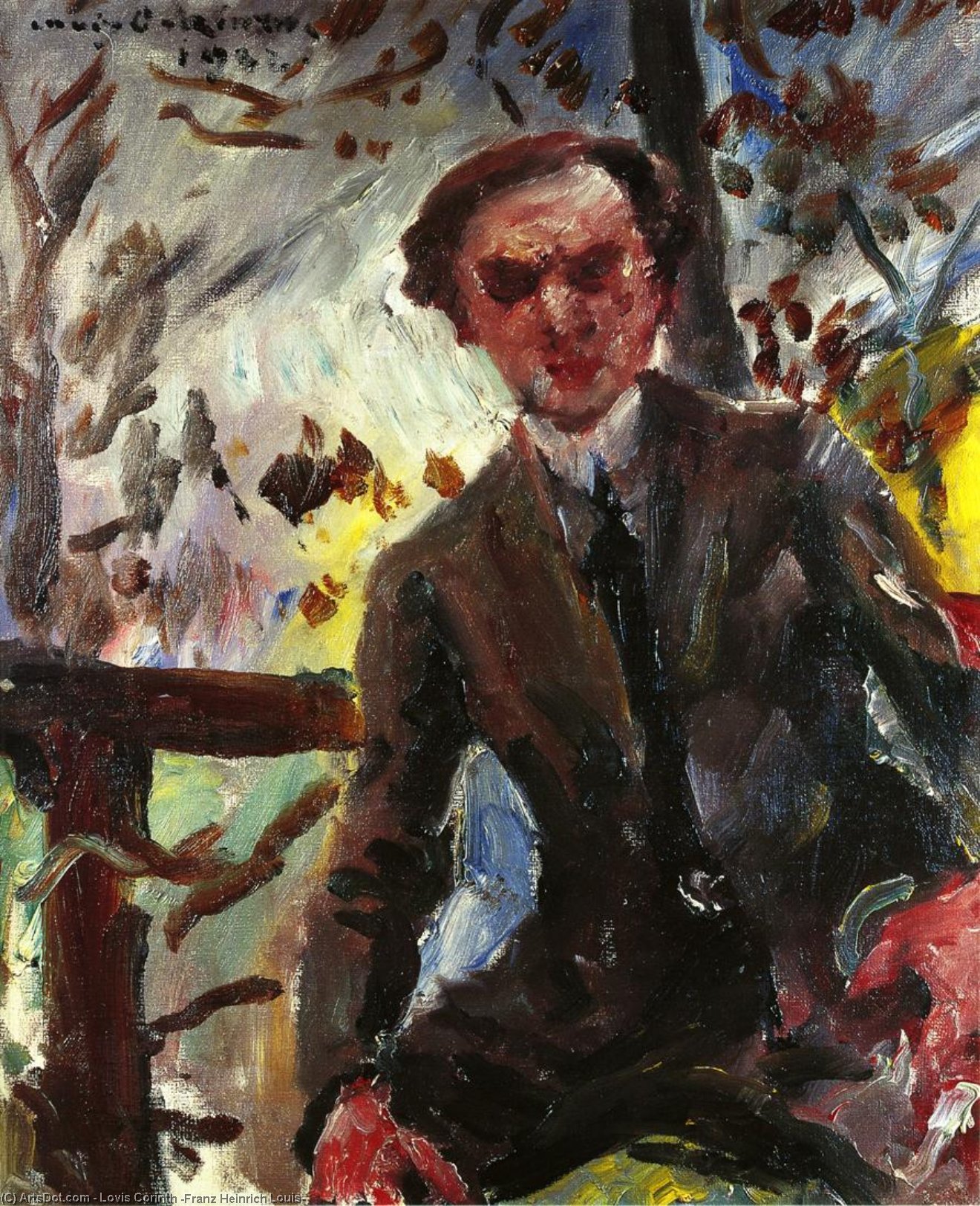 Buy Museum Art Reproductions Portrait of the Painter Leo Michelson, 1922 by Lovis Corinth (Franz Heinrich Louis) (1858-1925, Netherlands) | ArtsDot.com
