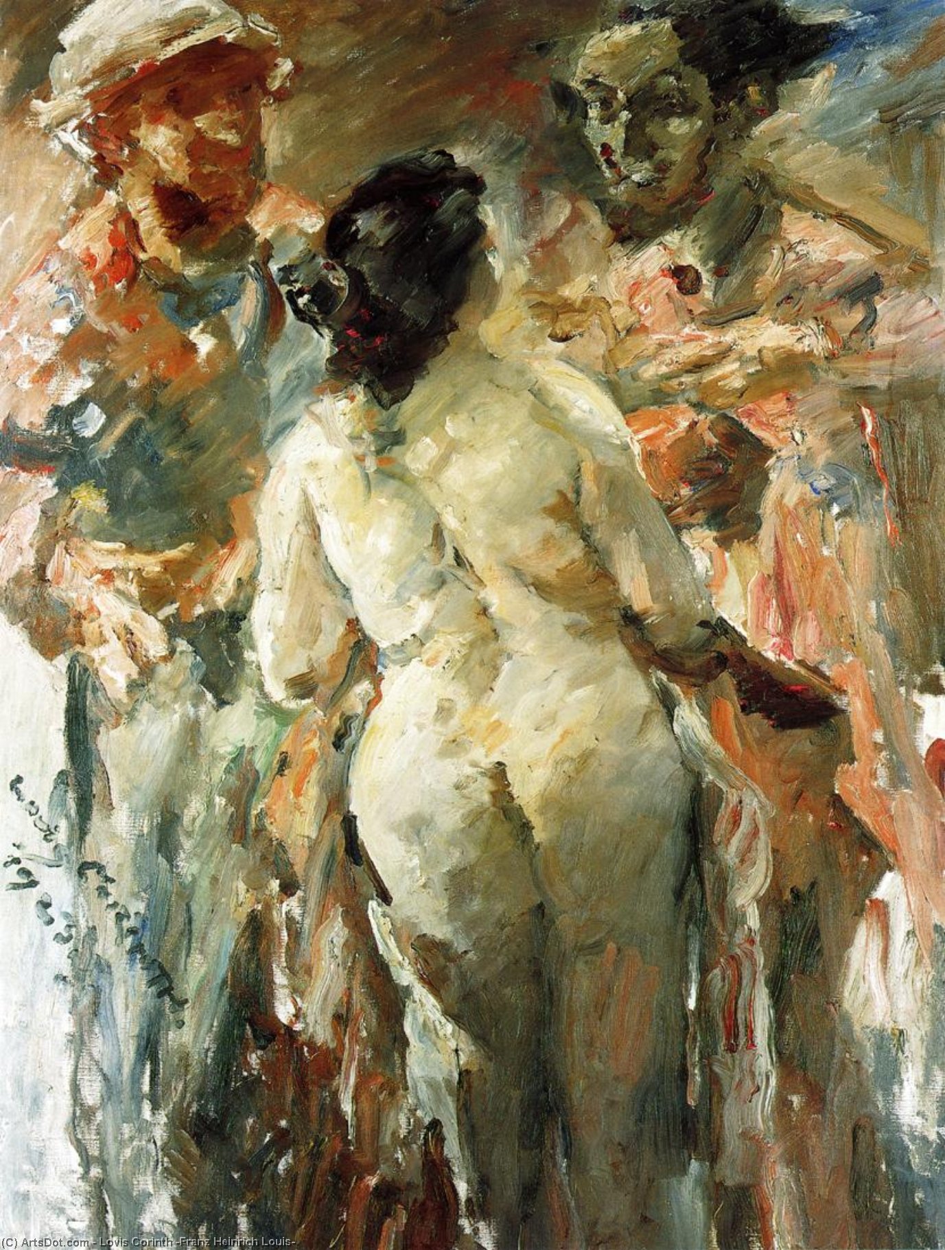 Order Paintings Reproductions Susanna and the Elders, 1923 by Lovis Corinth (Franz Heinrich Louis) (1858-1925, Netherlands) | ArtsDot.com