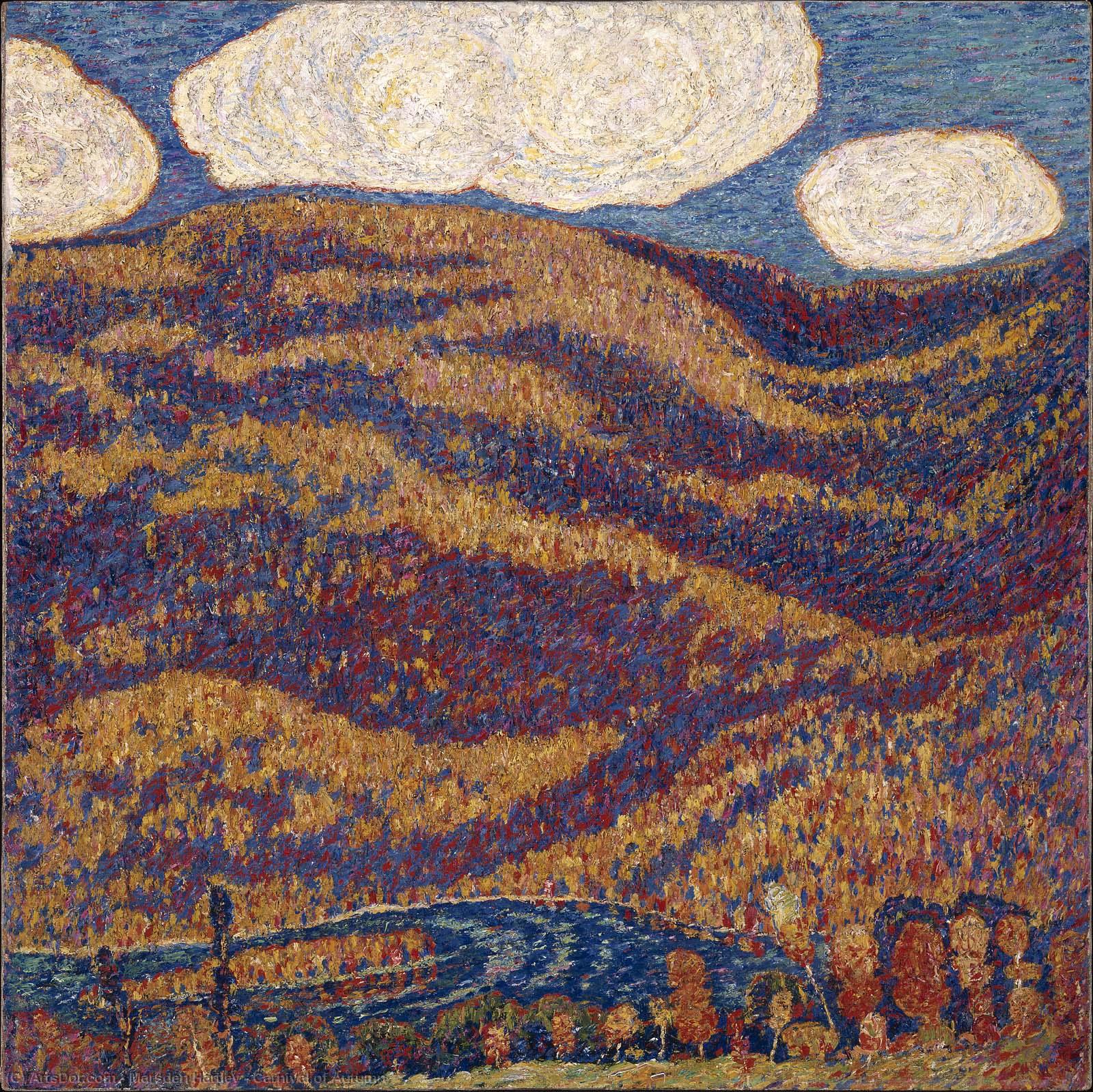 Order Art Reproductions Carnival of Autumn by Marsden Hartley (1877-1943, United States) | ArtsDot.com