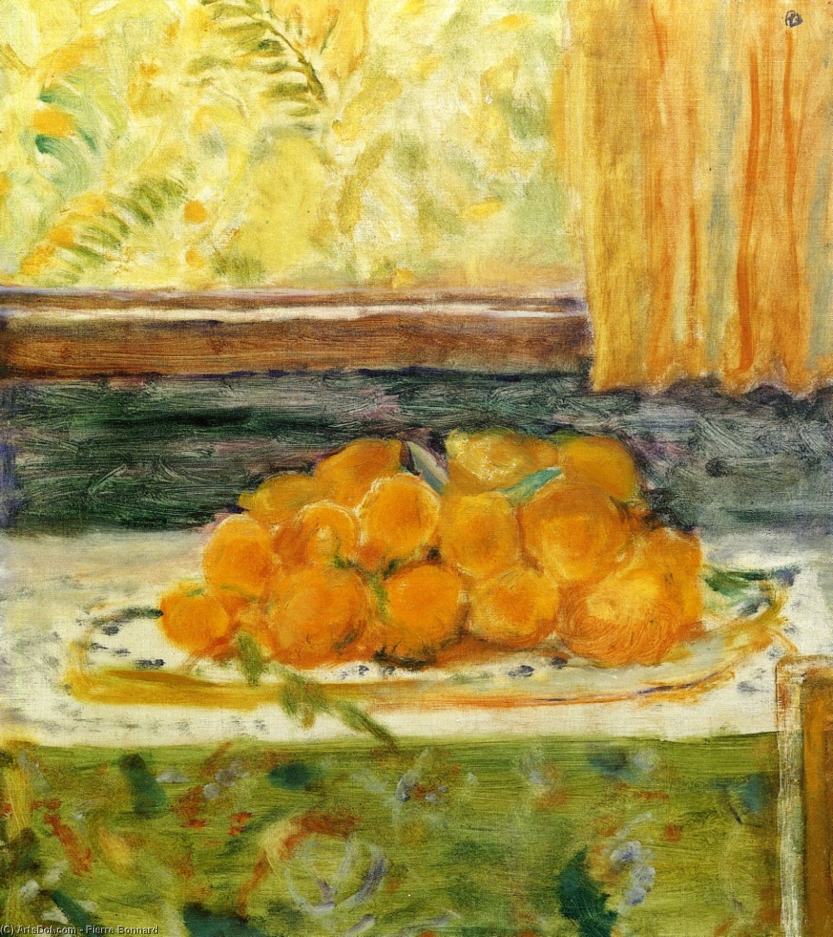 Order Oil Painting Replica Still LIfe with Lemons, 1918 by Pierre Bonnard (1867-1947, France) | ArtsDot.com