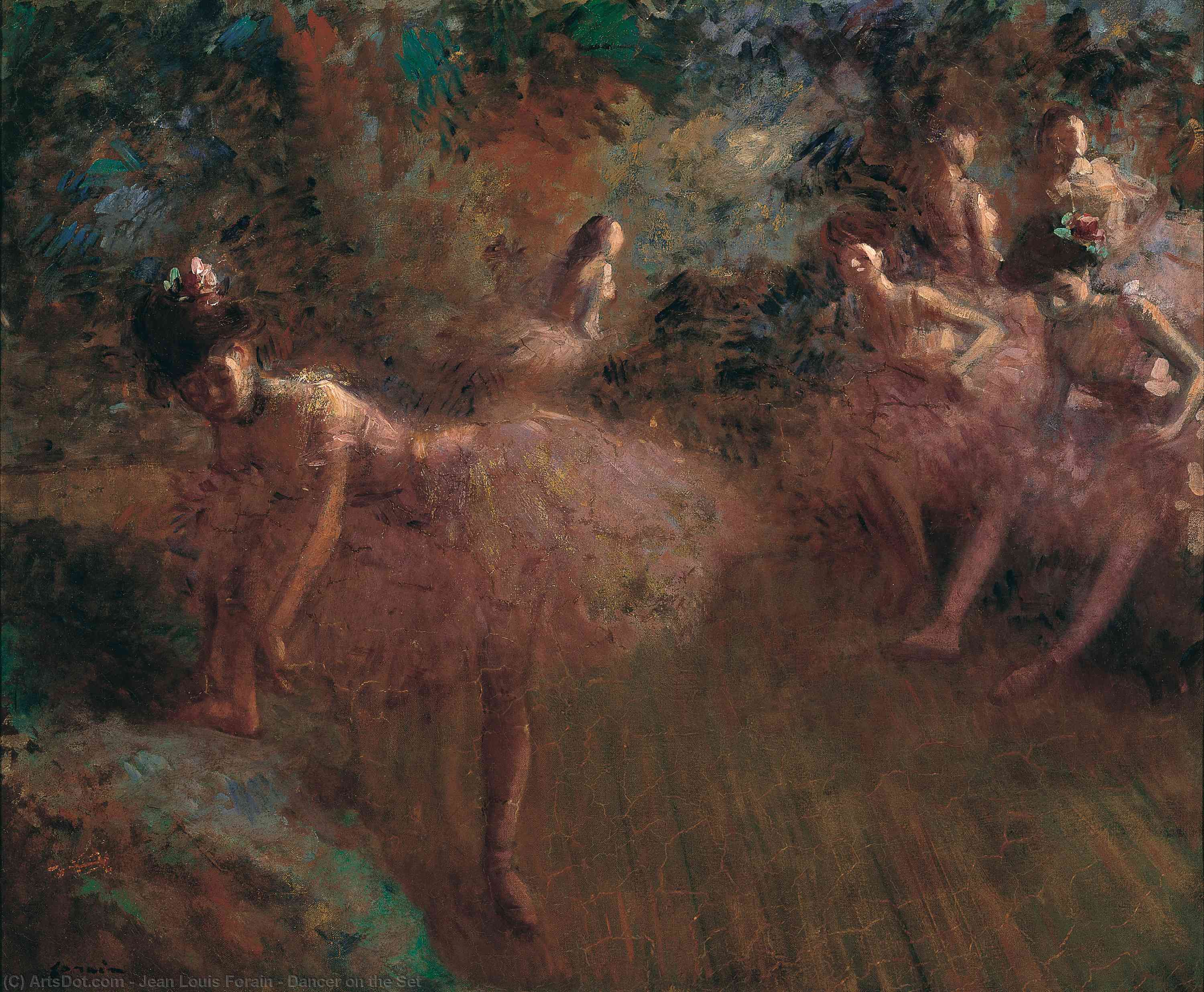 Buy Museum Art Reproductions Dancer on the Set, 1905 by Jean Louis Forain (1852-1931, France) | ArtsDot.com