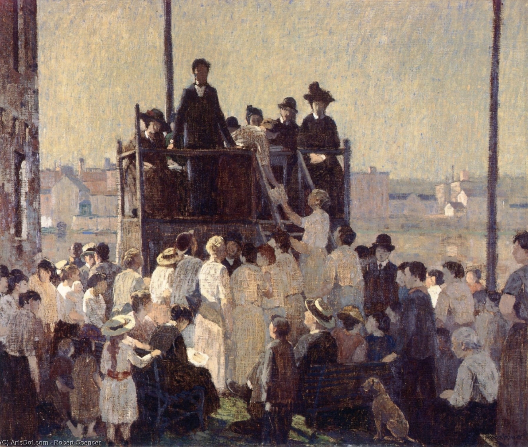 Buy Museum Art Reproductions The Evangelist, 1919 by Robert Spencer (1879-1931, United States) | ArtsDot.com
