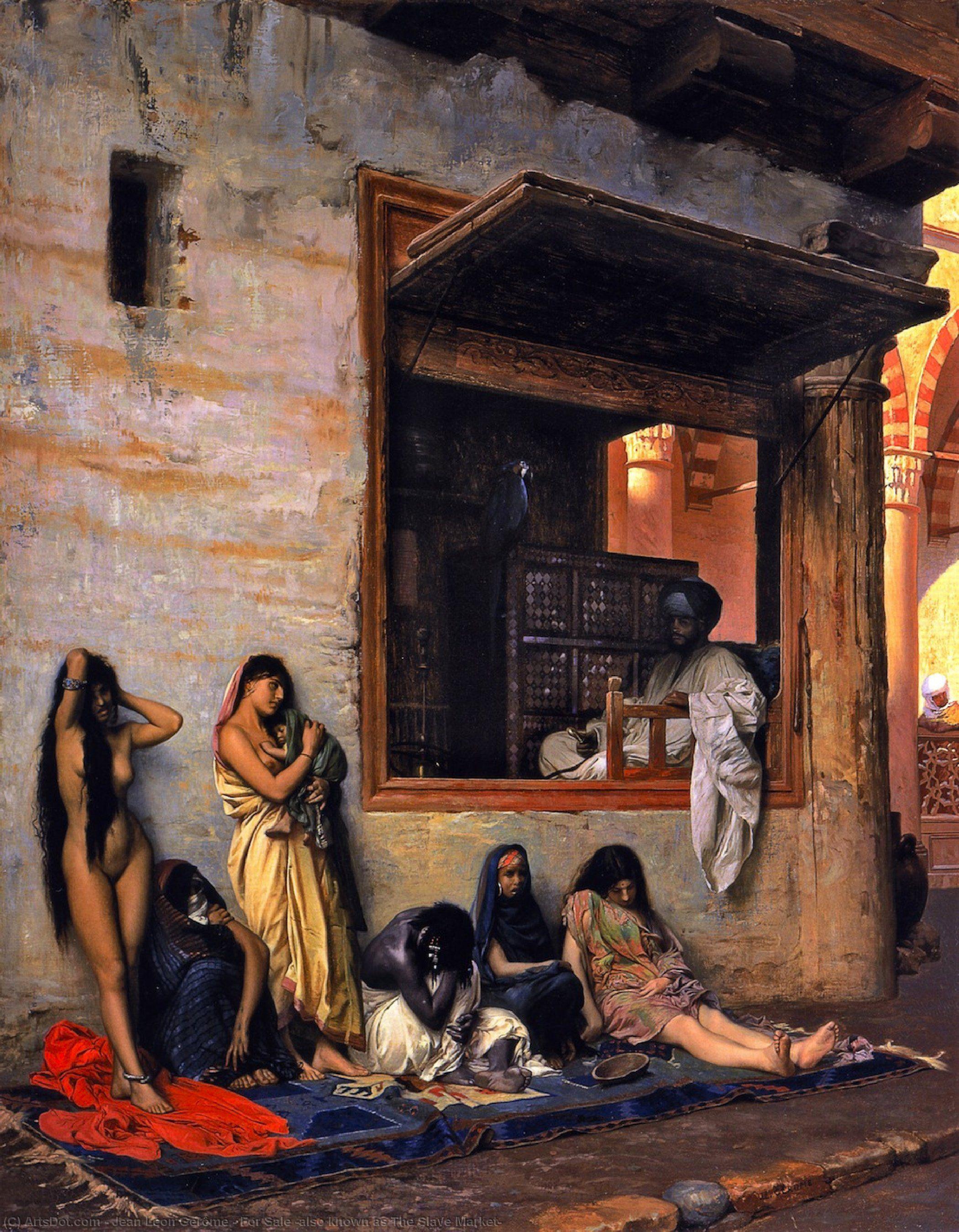 Buy Museum Art Reproductions For Sale (also known as The Slave Market), 1871 by Jean Léon Gérôme (1824-1904, France) | ArtsDot.com