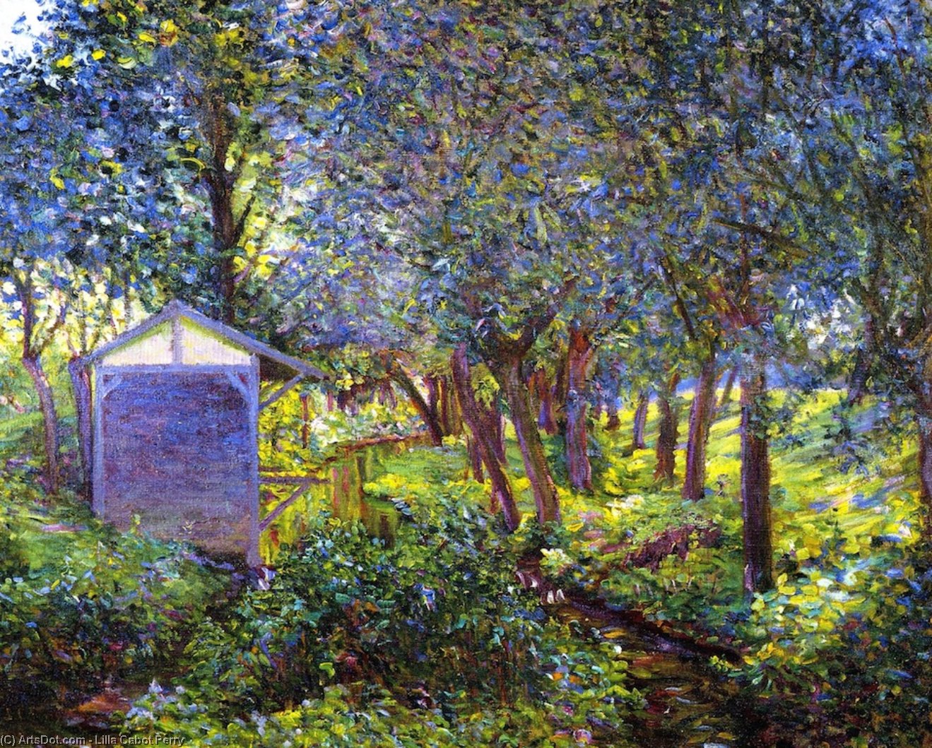 Buy Museum Art Reproductions Giverny Landscae, in Monet`s Garden, 1897 by Lilla Cabot Perry (1848-1932, United States) | ArtsDot.com