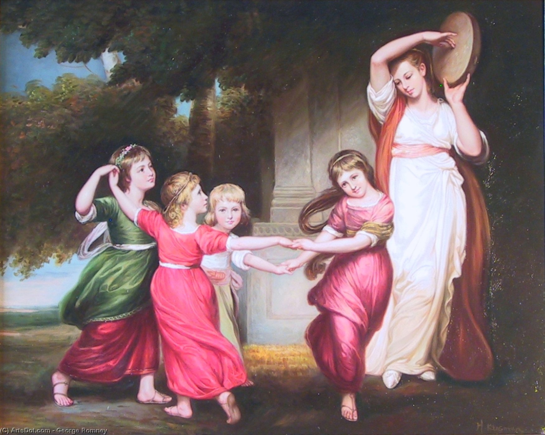 Order Artwork Replica Granville Leveson-Gower´s children, 1776 by George Romney (1734-1802, United Kingdom) | ArtsDot.com