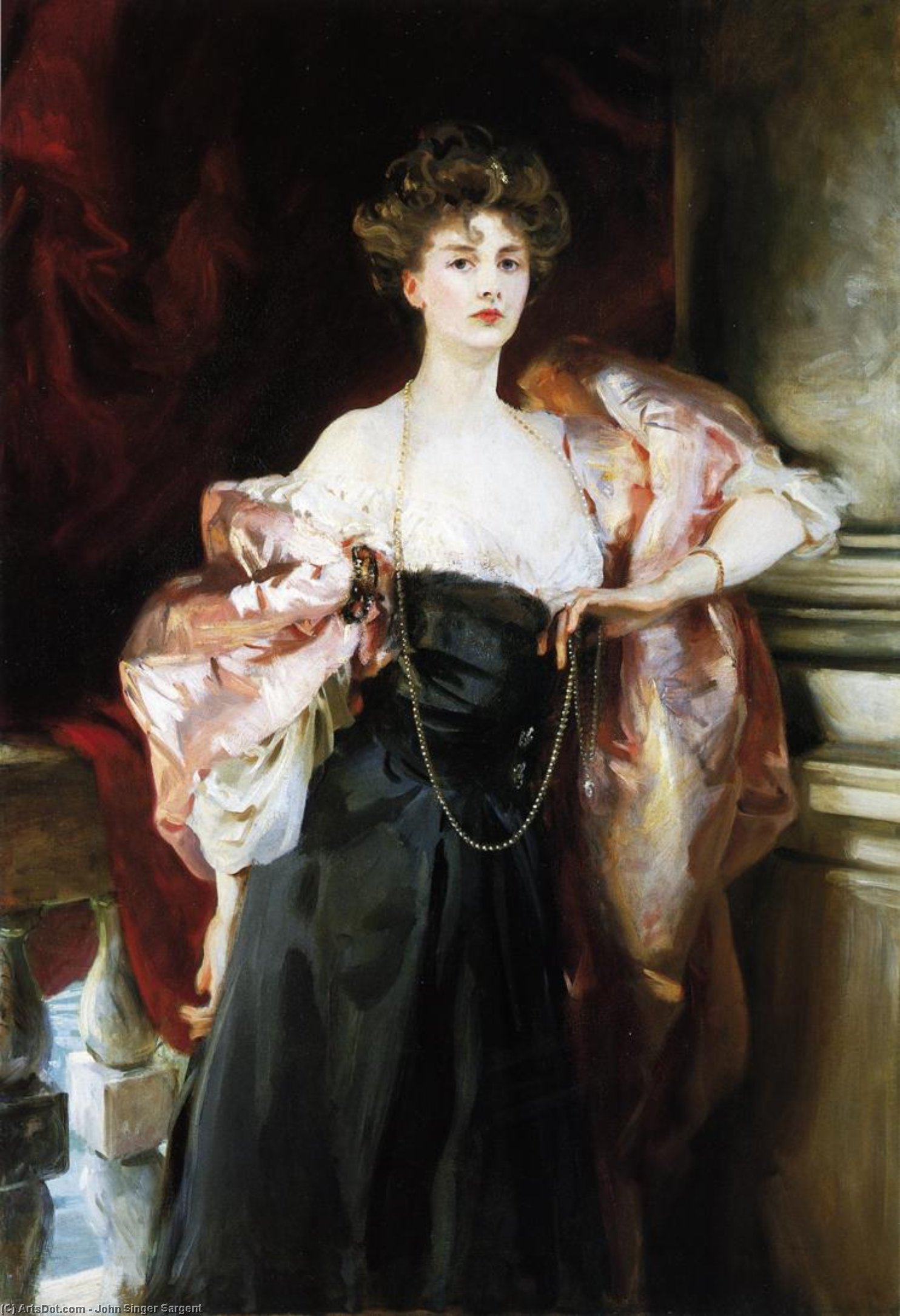 Order Oil Painting Replica Lady Helen Vincent, Viscountess d`Abernon, 1904 by John Singer Sargent (1856-1925, Italy) | ArtsDot.com