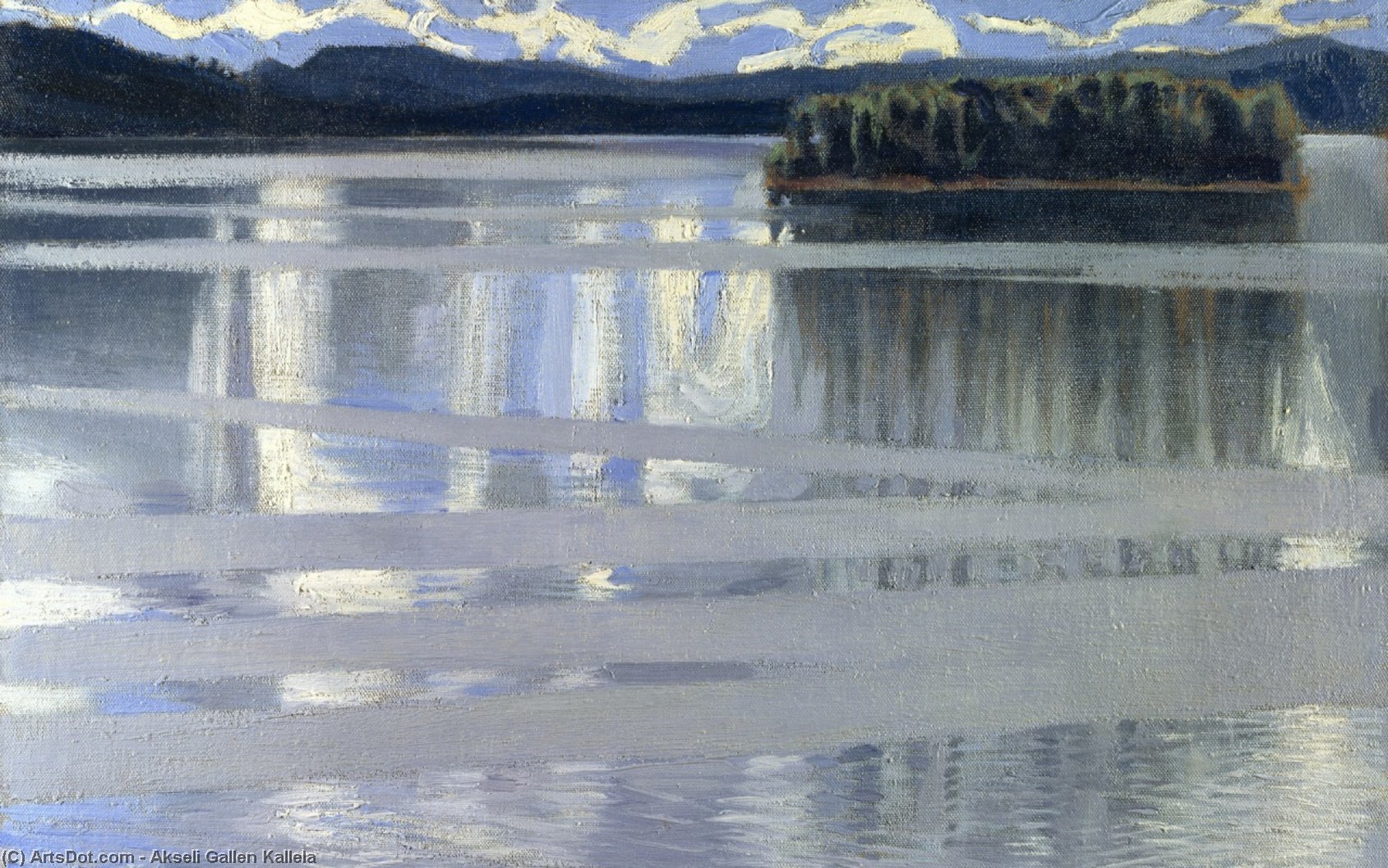 Order Artwork Replica Lake Keitele, 1905 by Akseli Gallen Kallela (1865-1931, Finland) | ArtsDot.com