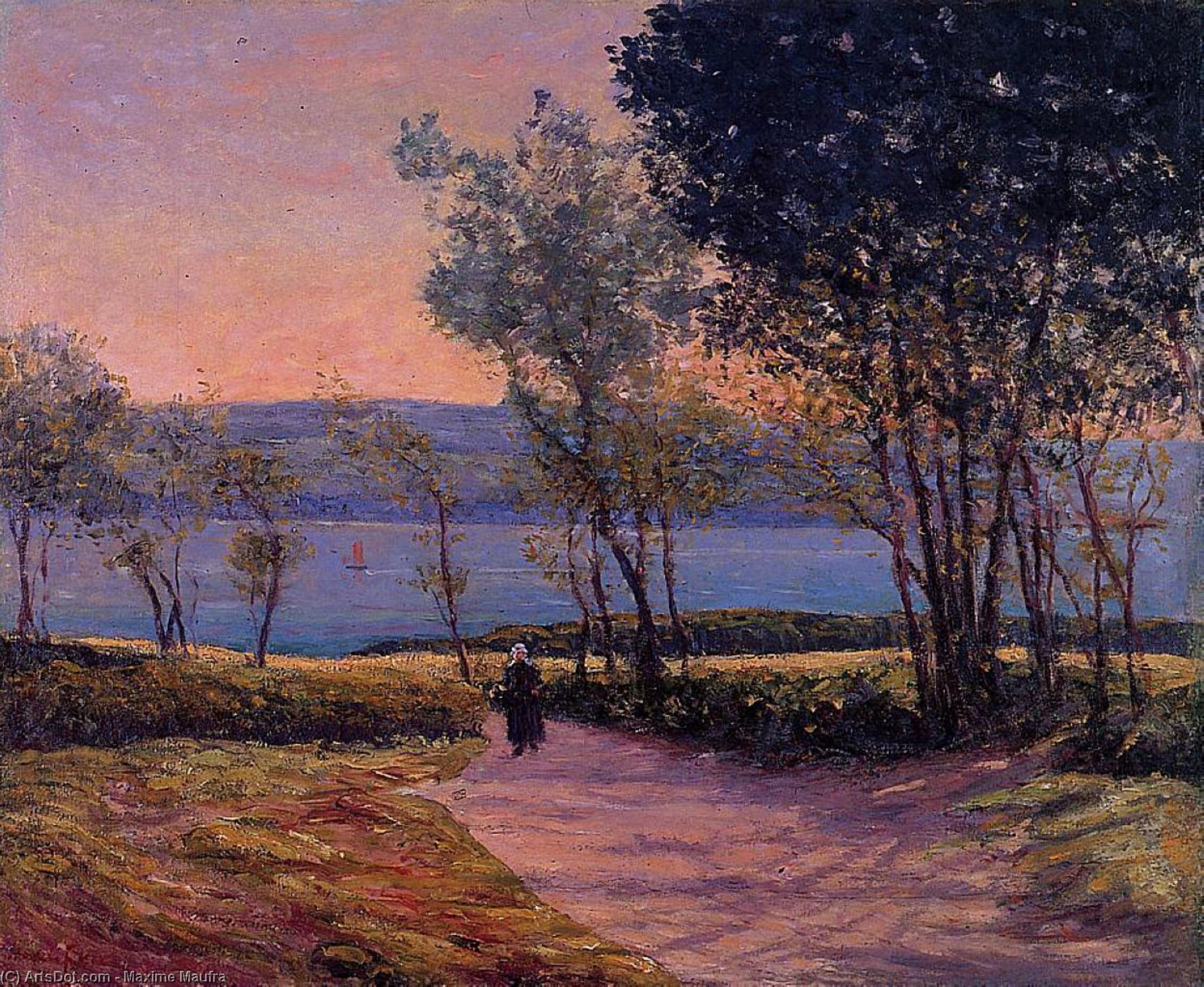 Order Artwork Replica Landscape by the Water, 1900 by Maxime Emile Louis Maufra (1861-1918) | ArtsDot.com