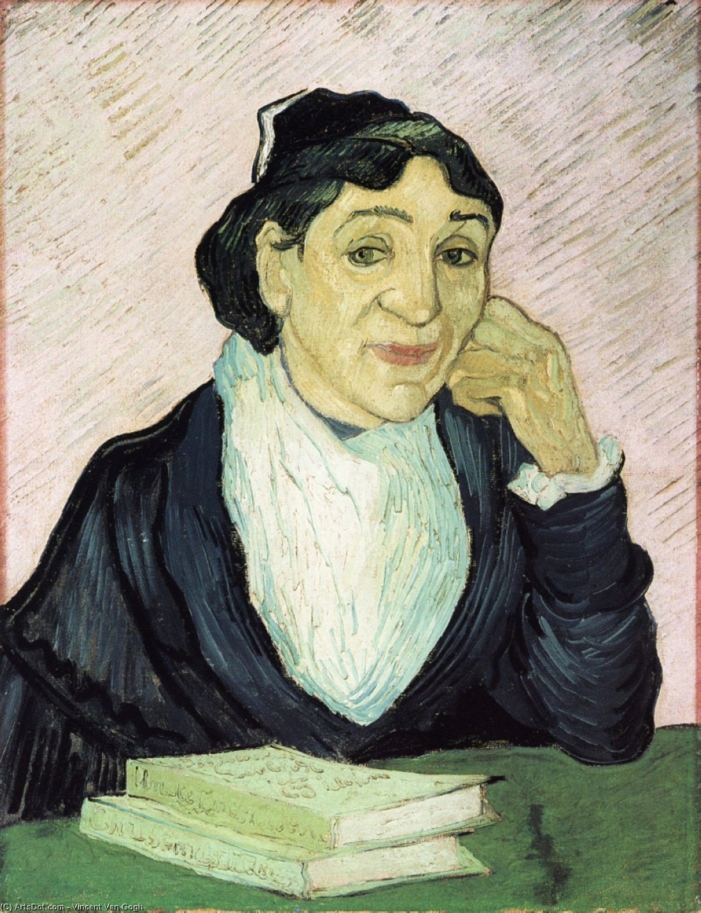 Order Paintings Reproductions L`Arlesienne, Portrait of Madame Ginoux, 1890 by Vincent Van Gogh (1853-1890, Netherlands) | ArtsDot.com