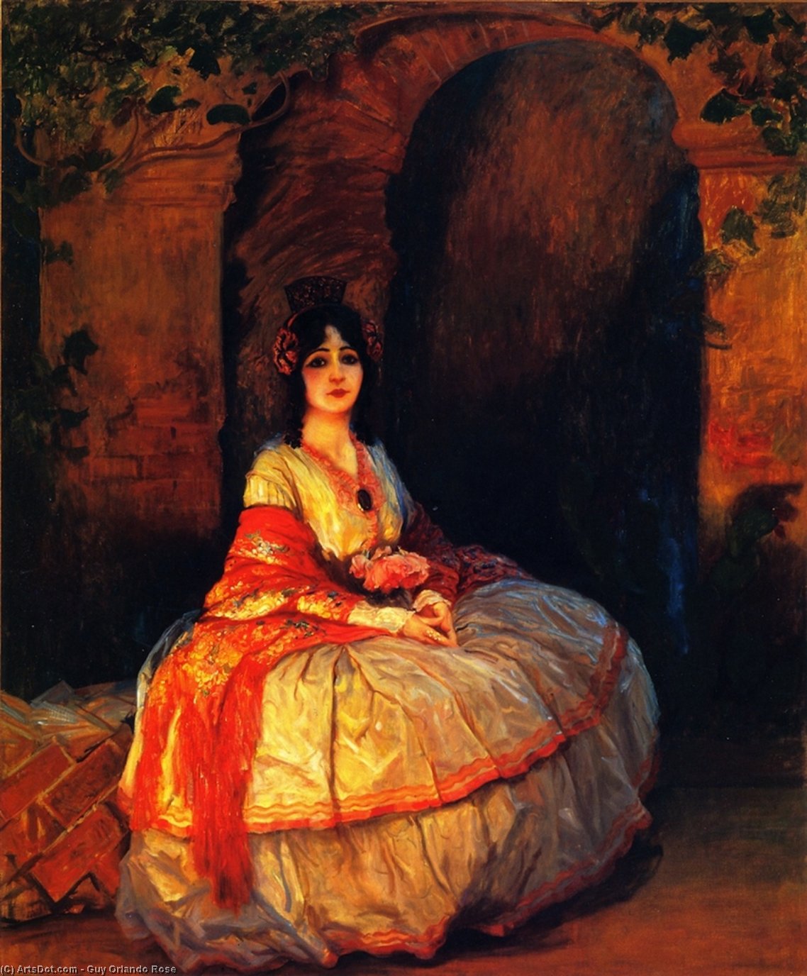 Buy Museum Art Reproductions The Leading Lady by Guy Orlando Rose (1867-1925, United States) | ArtsDot.com