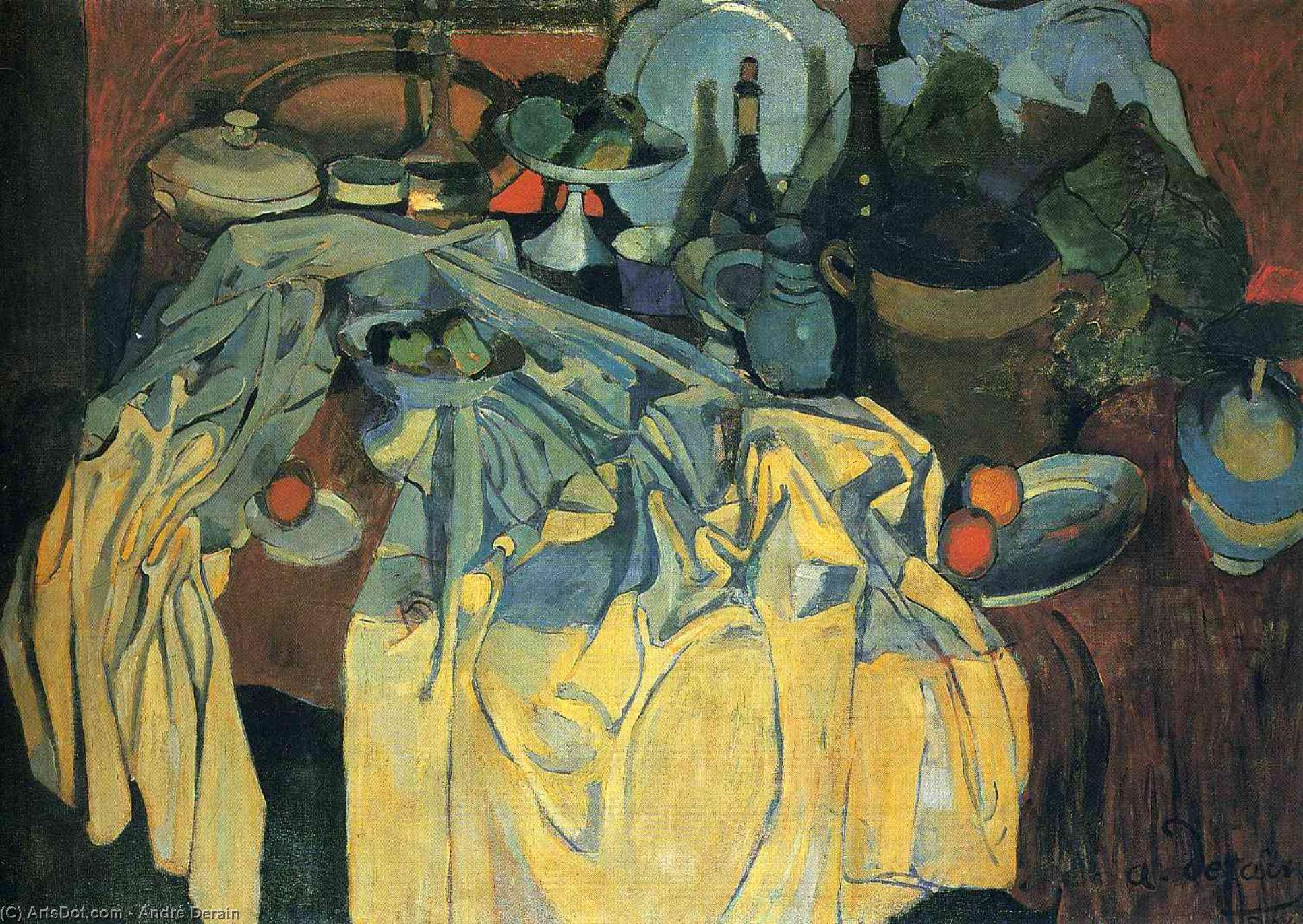Buy Museum Art Reproductions Still Life on the Table, 1904 by André Derain (Inspired By) (1880-1954, France) | ArtsDot.com