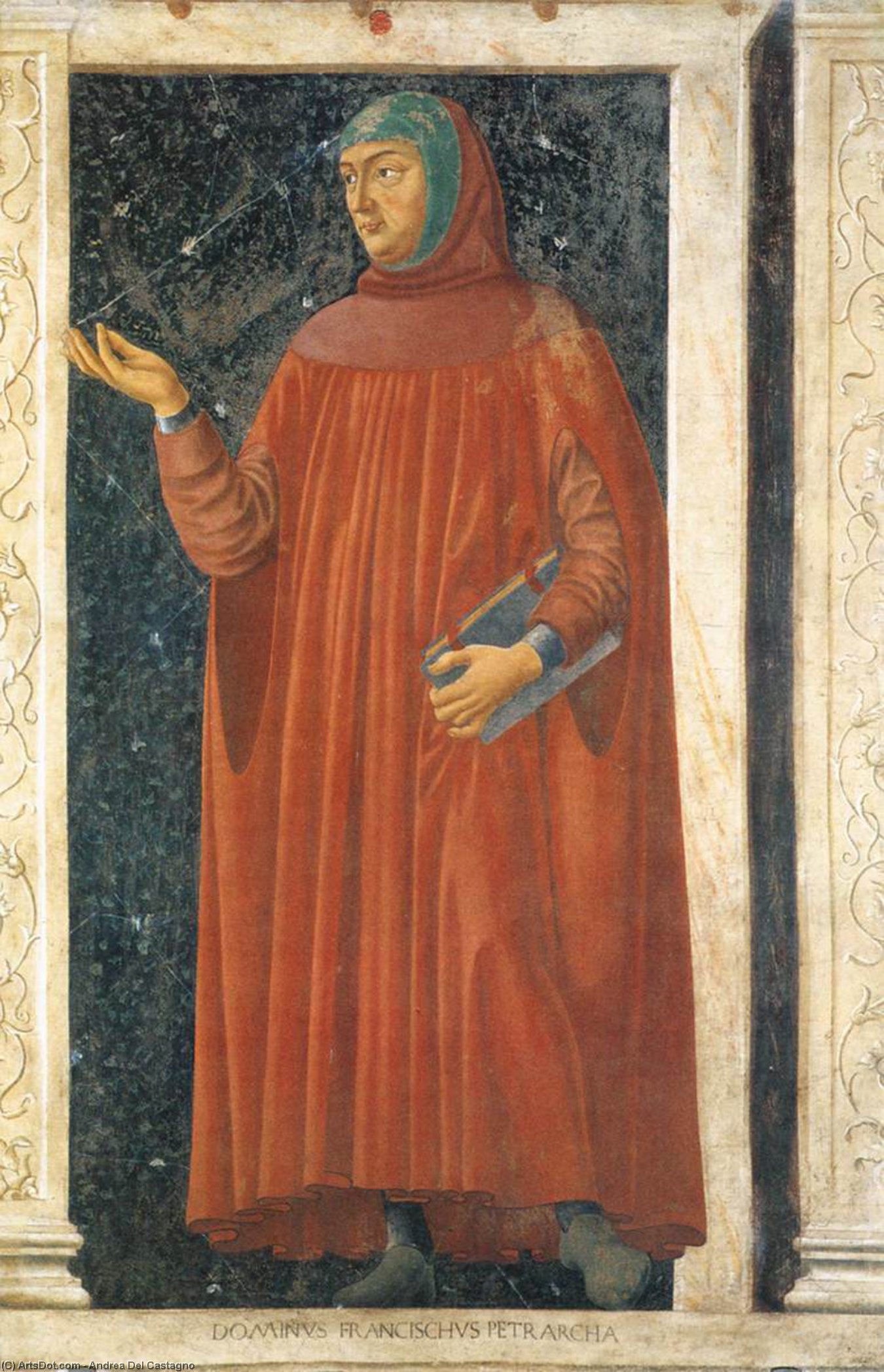 Order Artwork Replica Petrarch, 1450 by Andrea Del Castagno (1419-1457, Italy) | ArtsDot.com