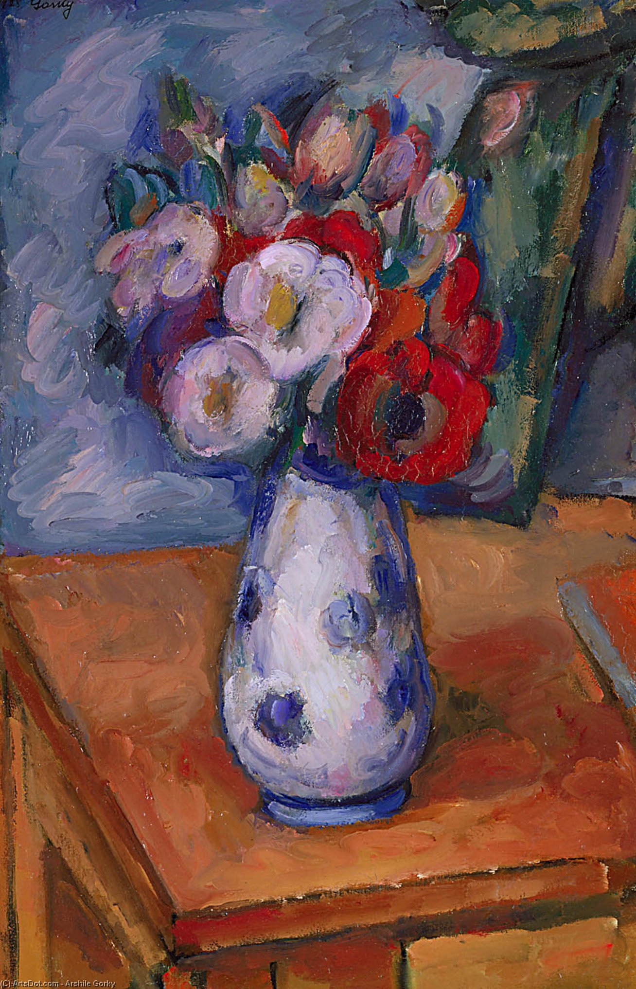 Buy Museum Art Reproductions Still Life of Flower by Arshile Gorky (1904-1948, Turkey) | ArtsDot.com