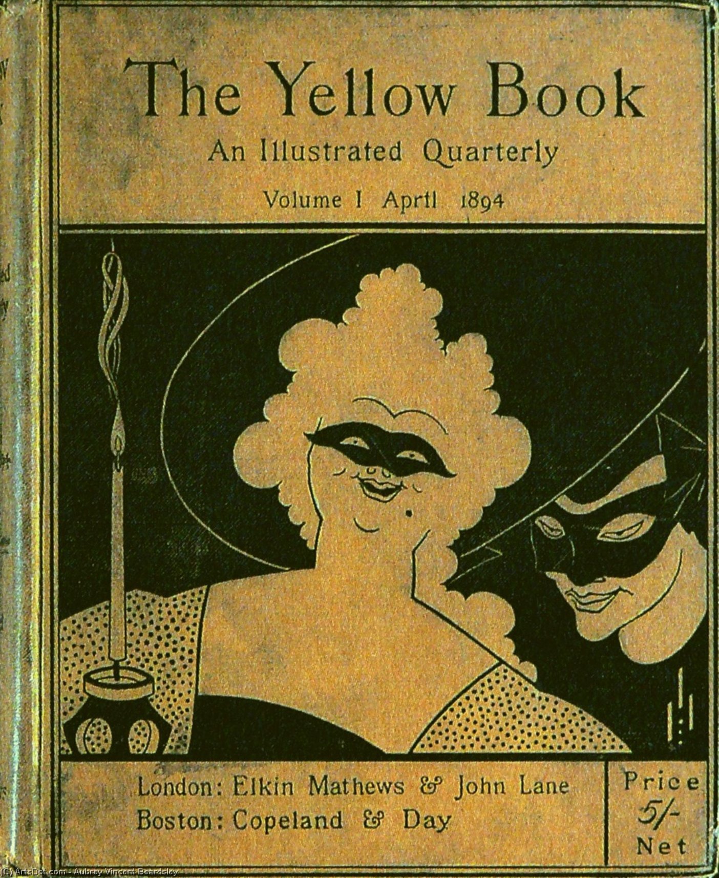 Order Artwork Replica The Yellow Book, 1894 by Aubrey Vincent Beardsley (1872-1898, United Kingdom) | ArtsDot.com
