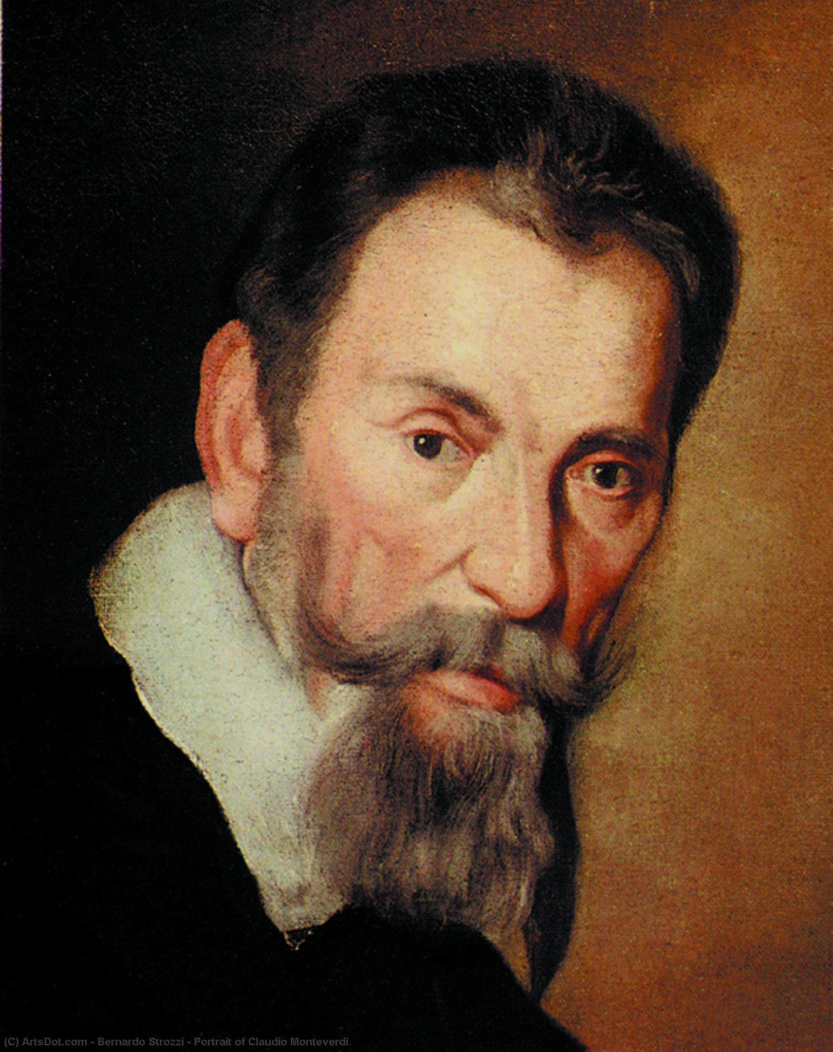 Order Artwork Replica Portrait of Claudio Monteverdi by Bernardo Strozzi (1581-1644, Italy) | ArtsDot.com