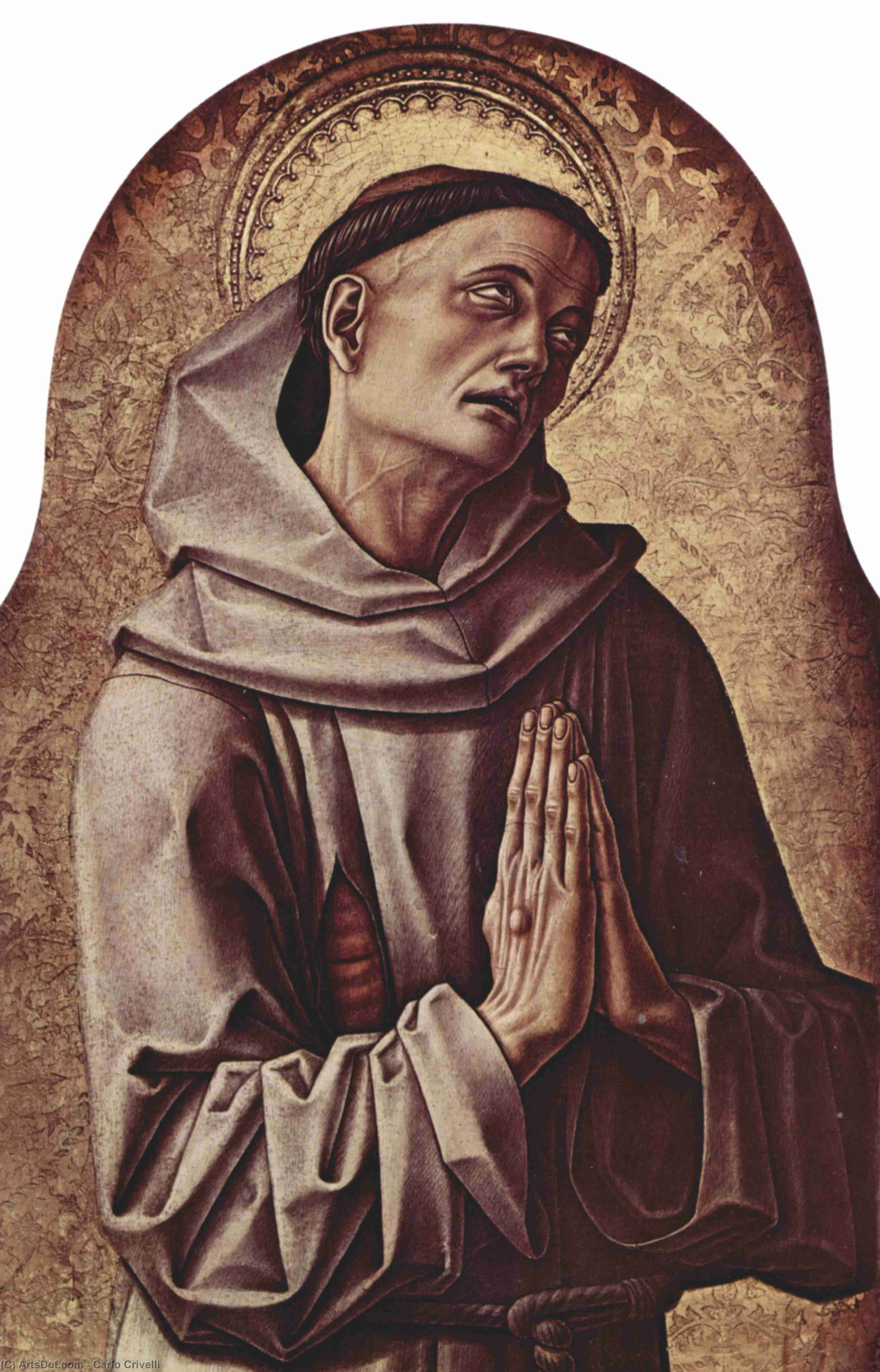 Order Art Reproductions Saint Francis, 1470 by Carlo Crivelli (1435-1495, Italy) | ArtsDot.com